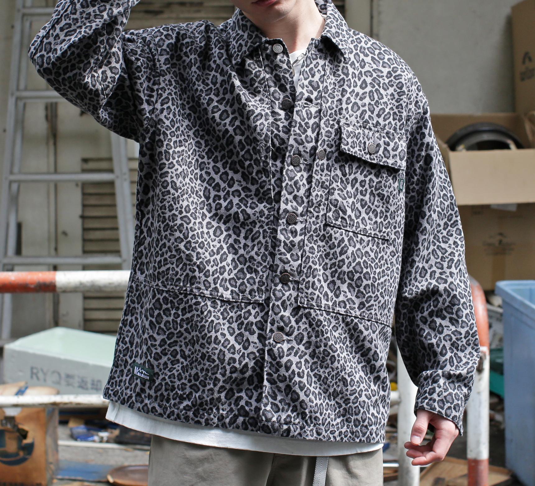 MANASTASH/マナスタッシュ/HEMP TWILL JKT LEOPA>D ブラック