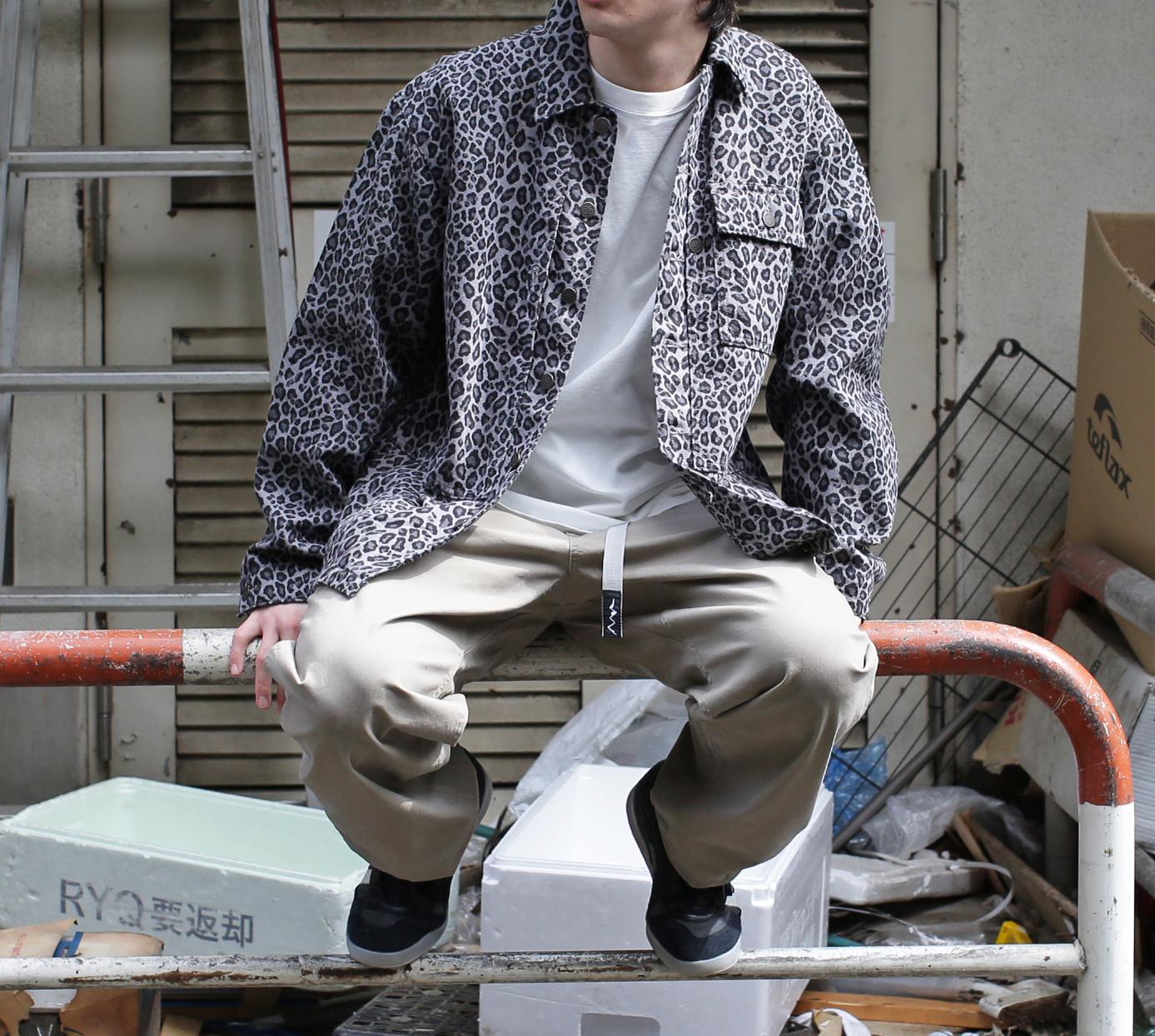 MANASTASH/マナスタッシュ/HEMP TWILL JKT LEOPA>D ブラック