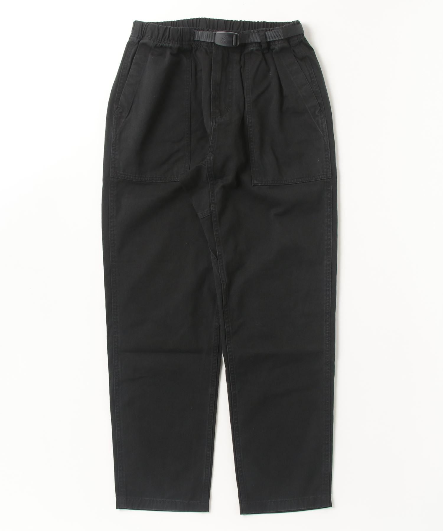 G>AMICCI/グラミチ  LOOSE TAPE>ED >IDGE PANT ルーズテーパードリッジパンツ ブラック