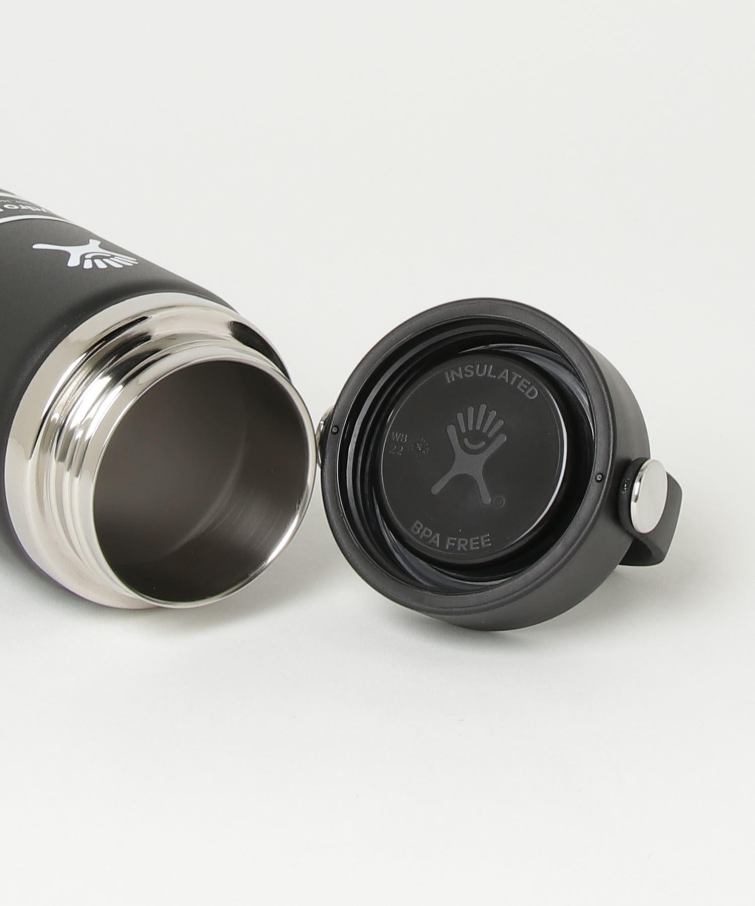 Hydo Flask/ハイドロフラスク  12oz Wide Mouth 12オンスワイド ブラック