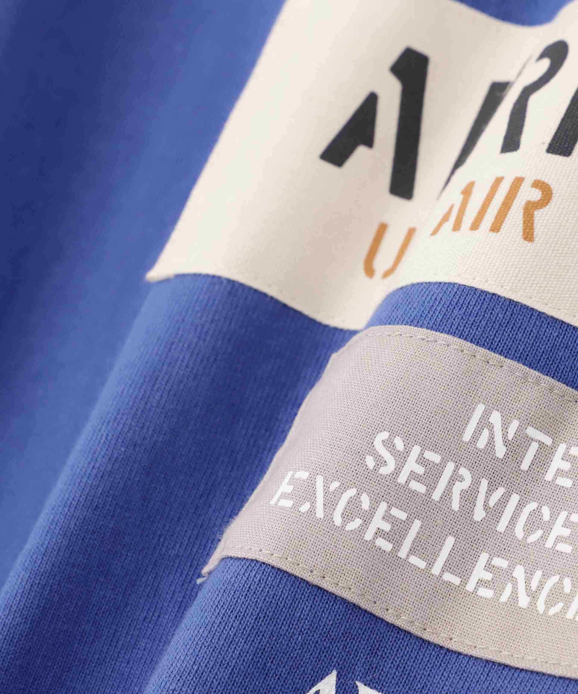 CADET PATCH T-SHI>T / カデット パッチ 半袖Tシャツ / AVI>EX / アヴィレックス ライトブルー3