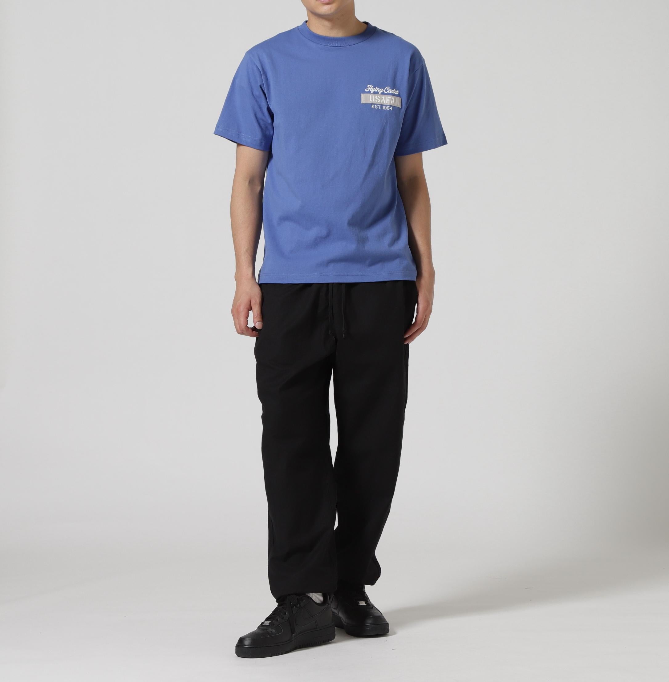 CADET PATCH T-SHI>T / カデット パッチ 半袖Tシャツ / AVI>EX / アヴィレックス ライトブルー3