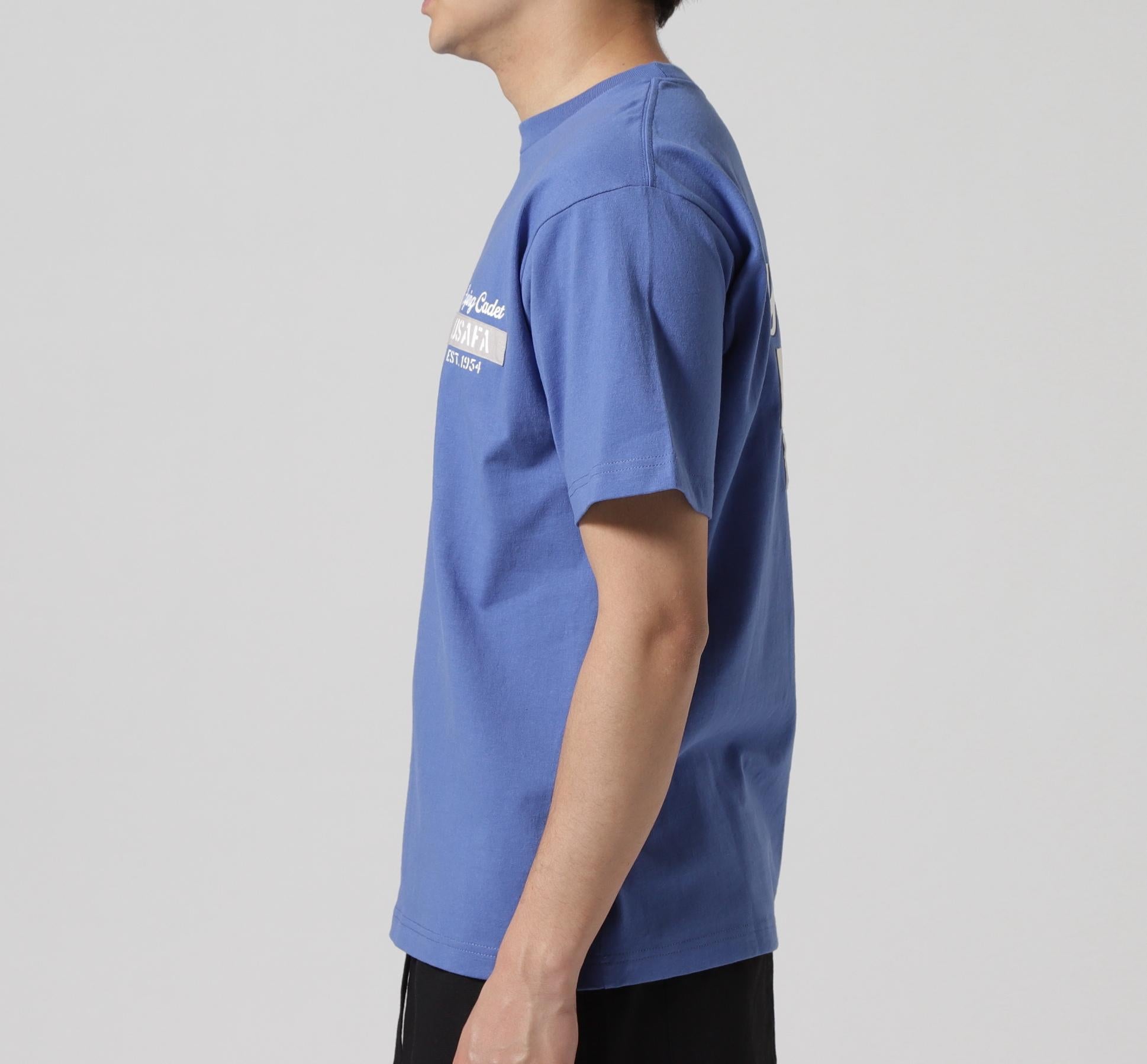 CADET PATCH T-SHI>T / カデット パッチ 半袖Tシャツ / AVI>EX / アヴィレックス ライトブルー3