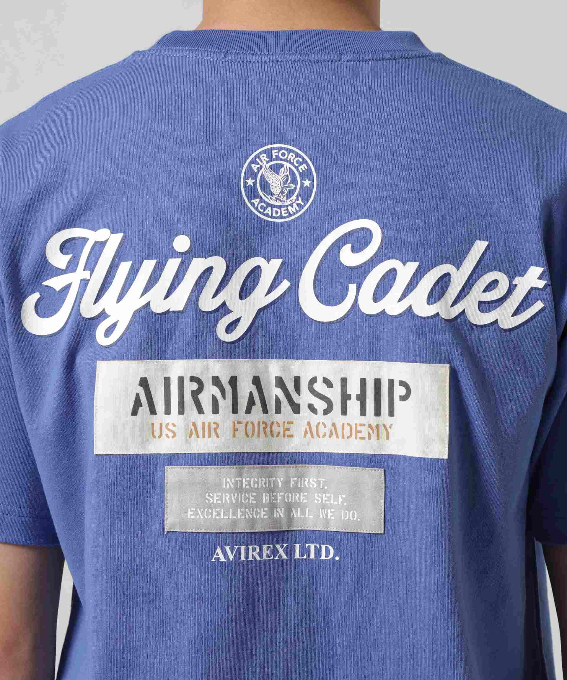 CADET PATCH T-SHI>T / カデット パッチ 半袖Tシャツ / AVI>EX / アヴィレックス ライトブルー3