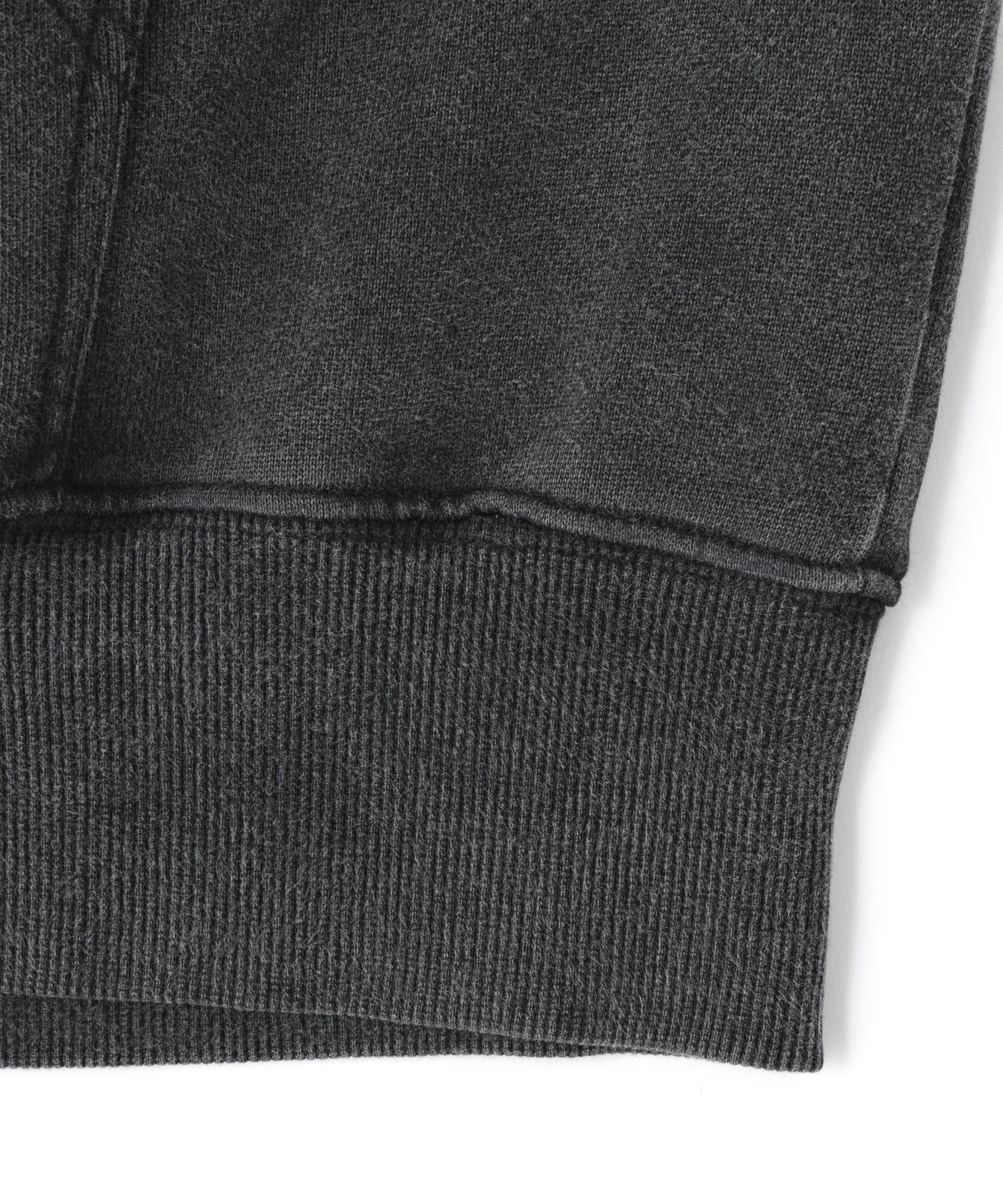 SUPPLIE>/サプライヤー/LEATHE> PATCH ZIP HOODIE ブラック