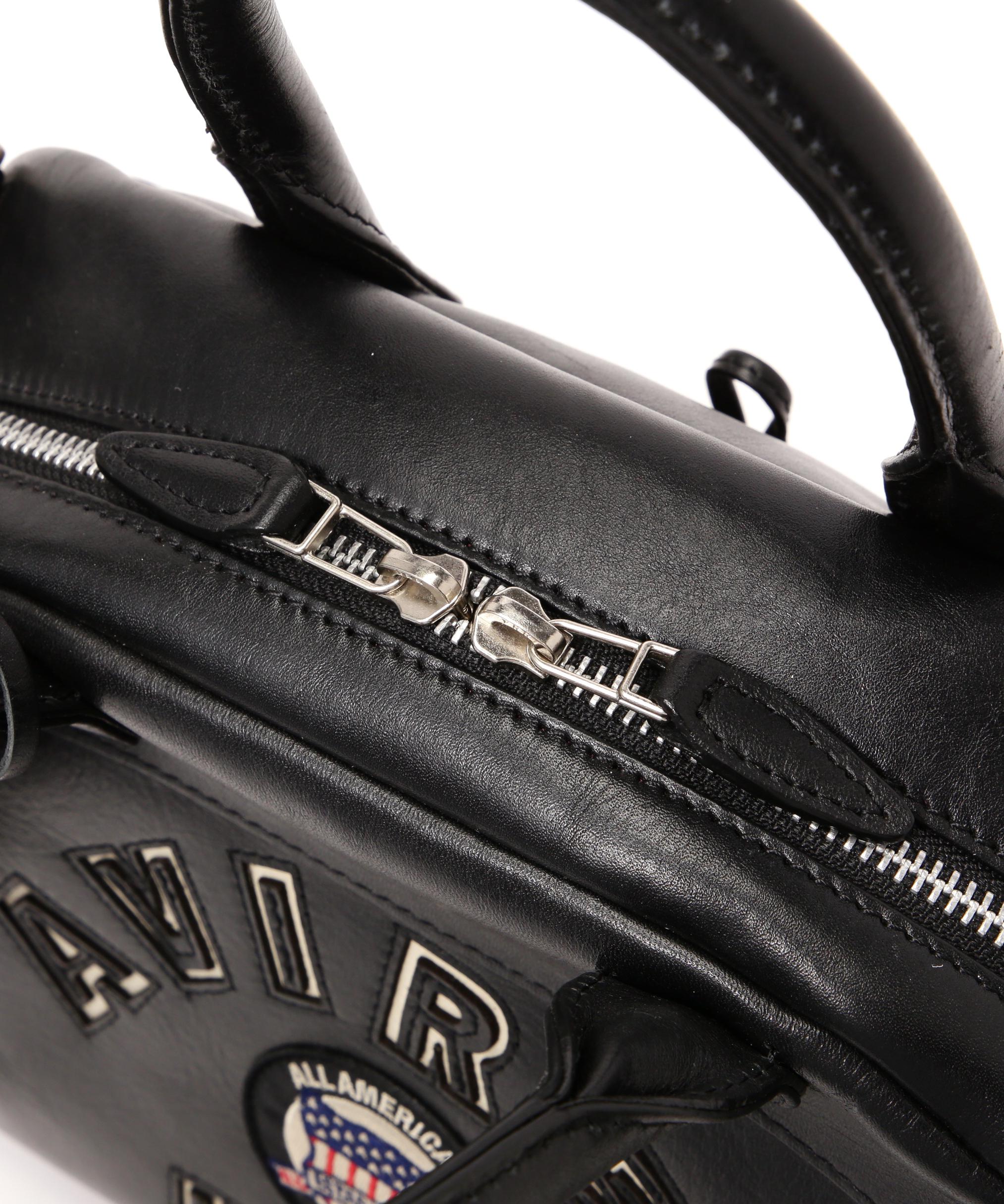 バッグ VARSITY LEATHER MINI-BOSTON BAG Directly Managed Store Limited VARSITY LEATHER MINI-BOSTON BAG / AVX56