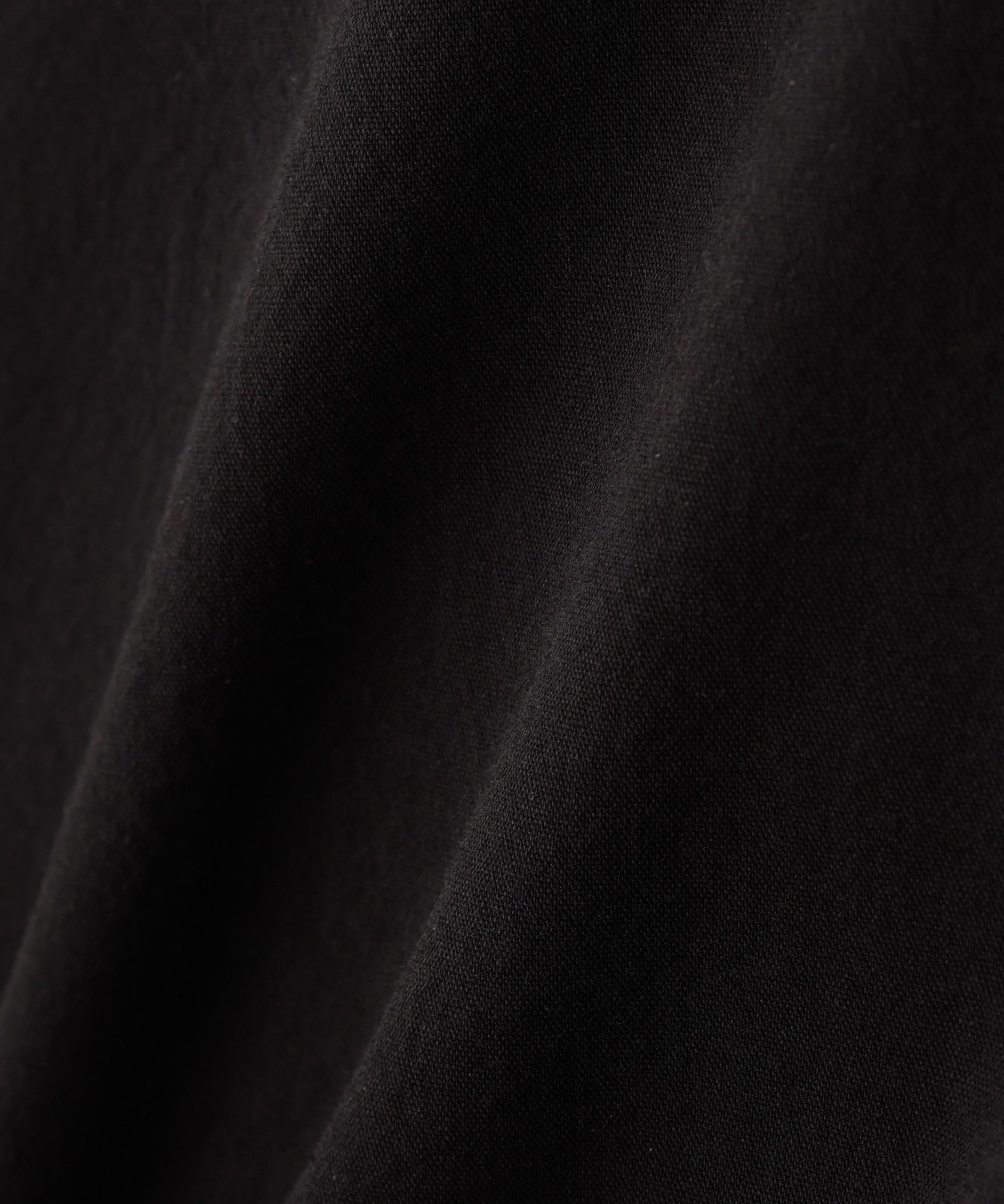 《WOMAN/直営店限定》H/S BACK GATHER DETAILS SHIRT ブラック