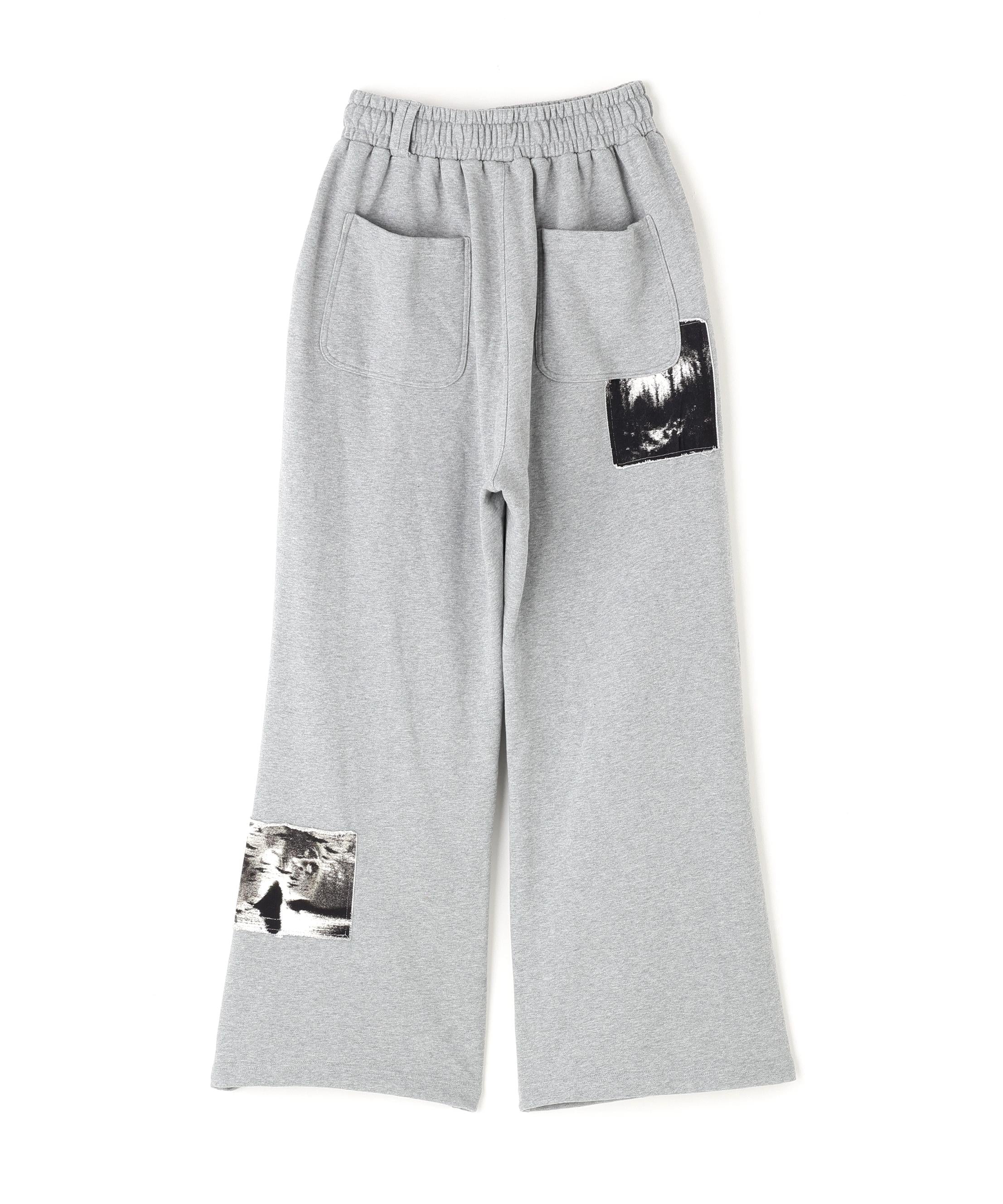 NOT4NERD/ノットフォーナード/CEMETERY PATCH PARACHUTE SWEAT PANTS グレー