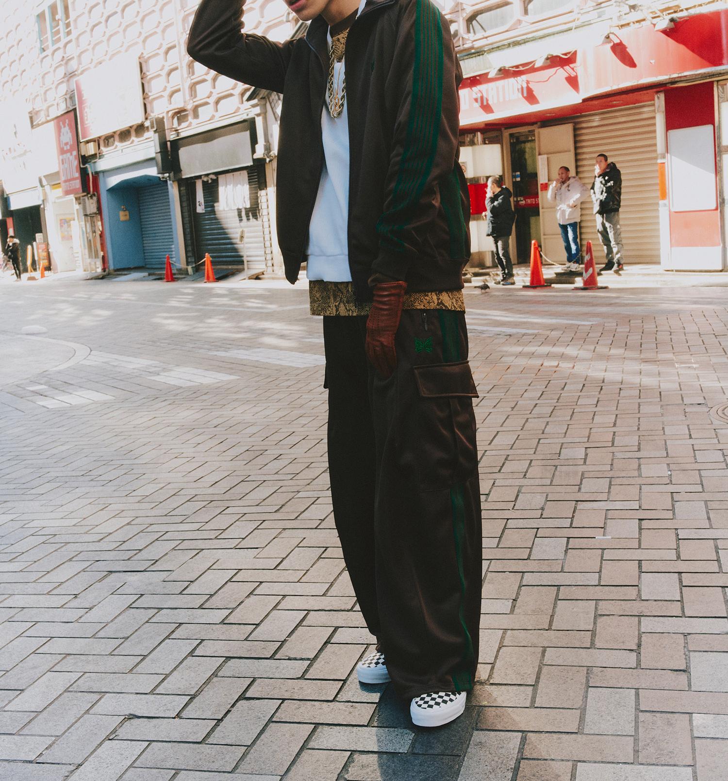 NEEDLES/ニードルズ/T>ACK JACKET - POLY SMOOTH ブラウン