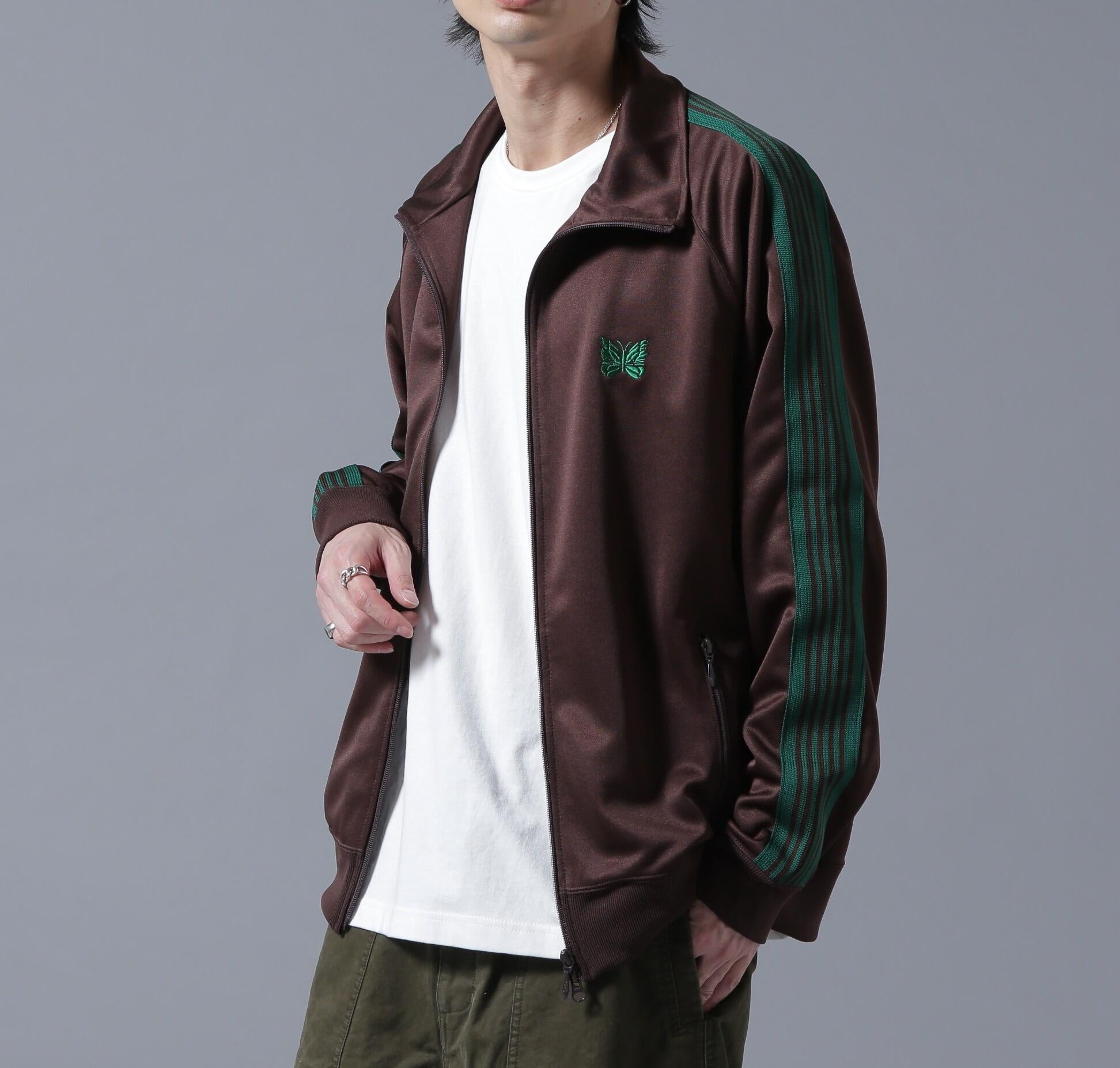 NEEDLES/ニードルズ/T>ACK JACKET - POLY SMOOTH ブラウン