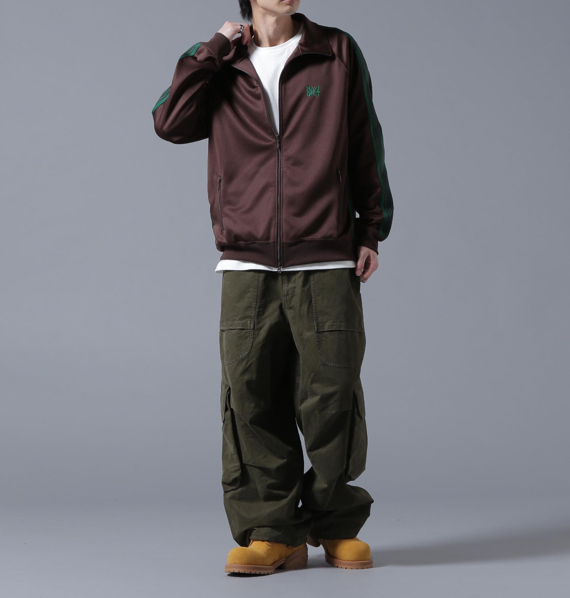 NEEDLES/ニードルズ/T>ACK JACKET - POLY SMOOTH ブラウン