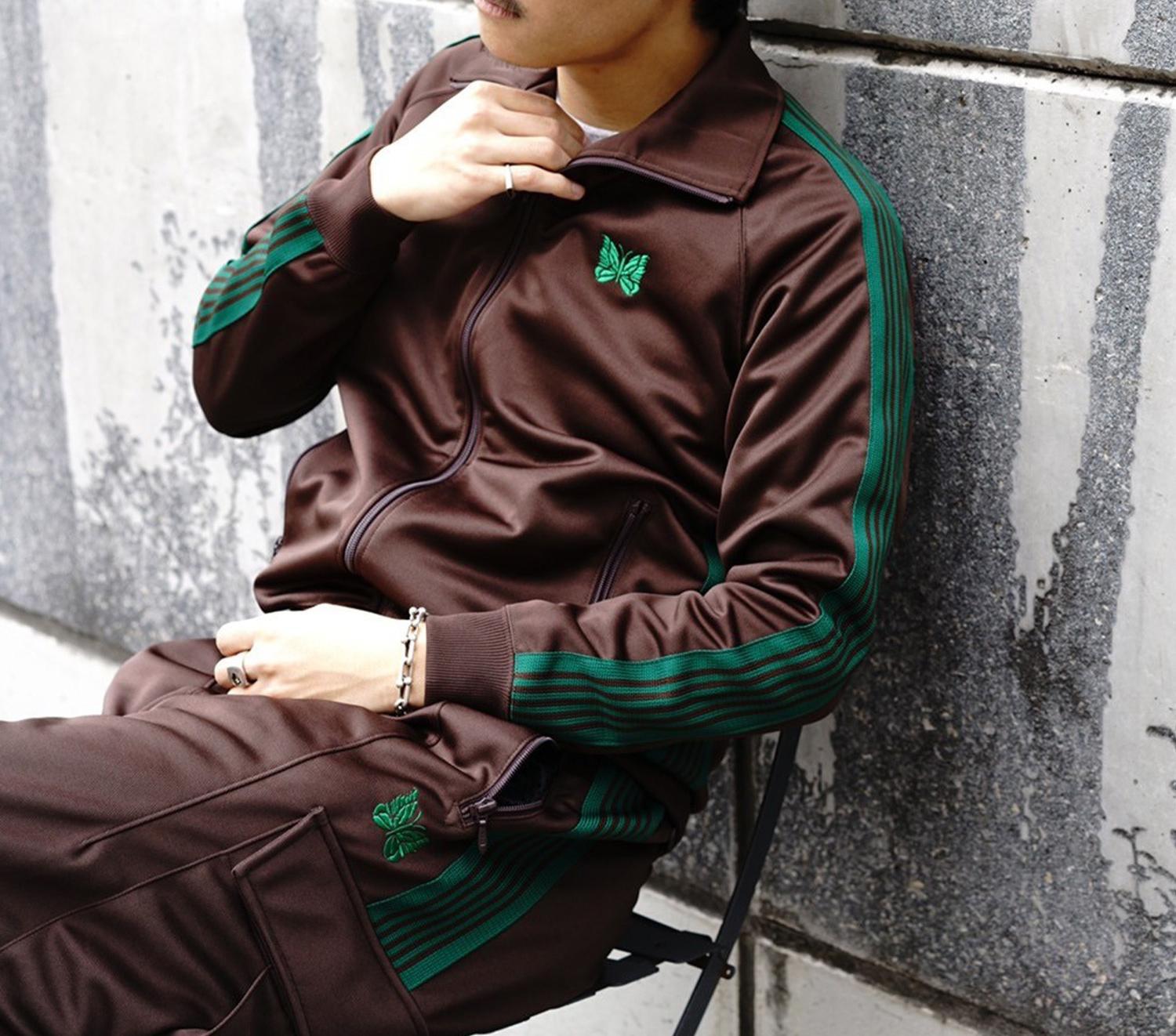 NEEDLES/ニードルズ/T>ACK JACKET - POLY SMOOTH ブラウン