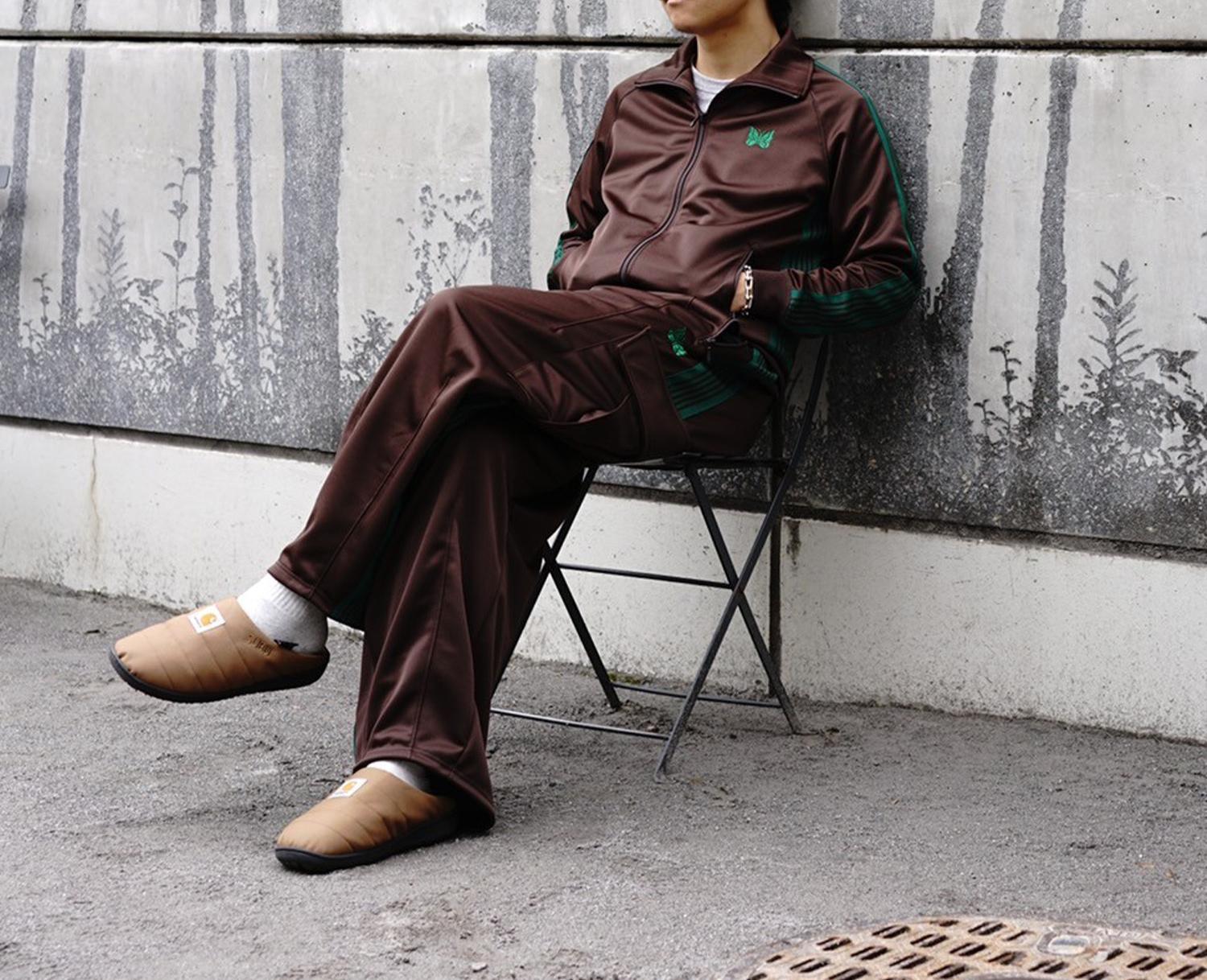 NEEDLES/ニードルズ/T>ACK JACKET - POLY SMOOTH ブラウン