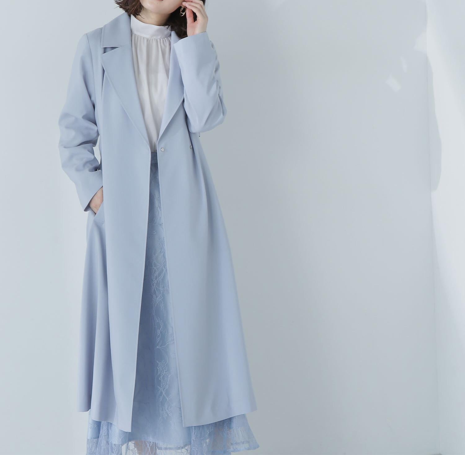 ライトスプリングコートシリーズ トレンチコート ブルー