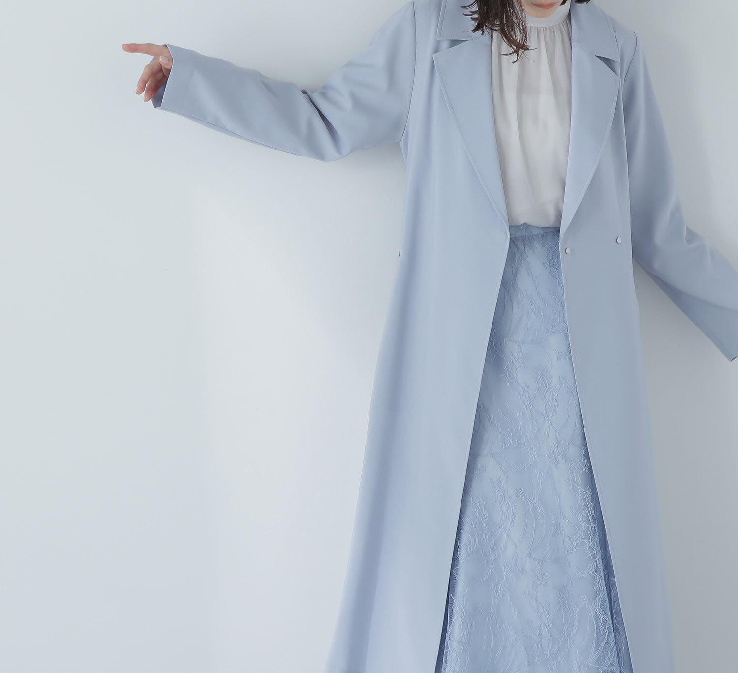 ライトスプリングコートシリーズ トレンチコート ブルー