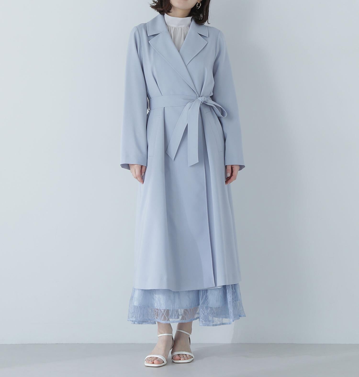 ライトスプリングコートシリーズ トレンチコート ブルー