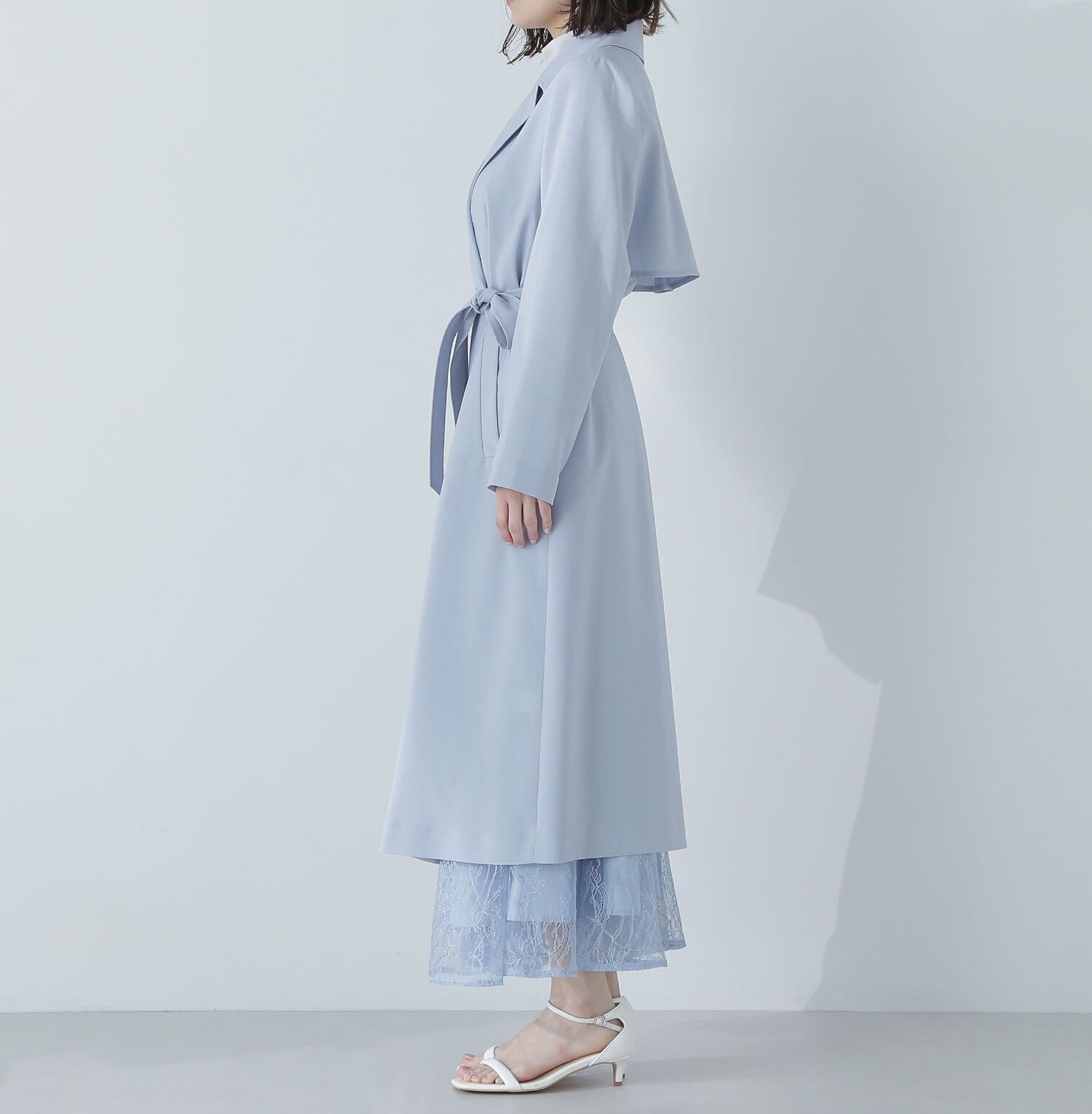 ライトスプリングコートシリーズ トレンチコート ブルー