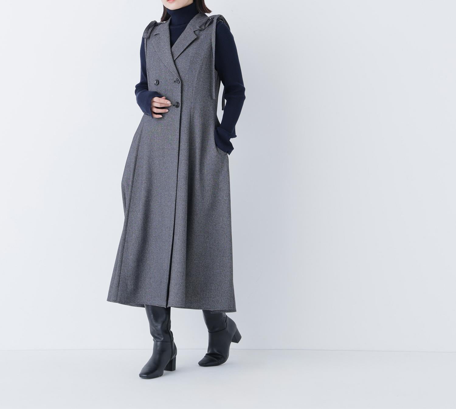 2wayショルダーリボンジャンスカ ブラックベース2