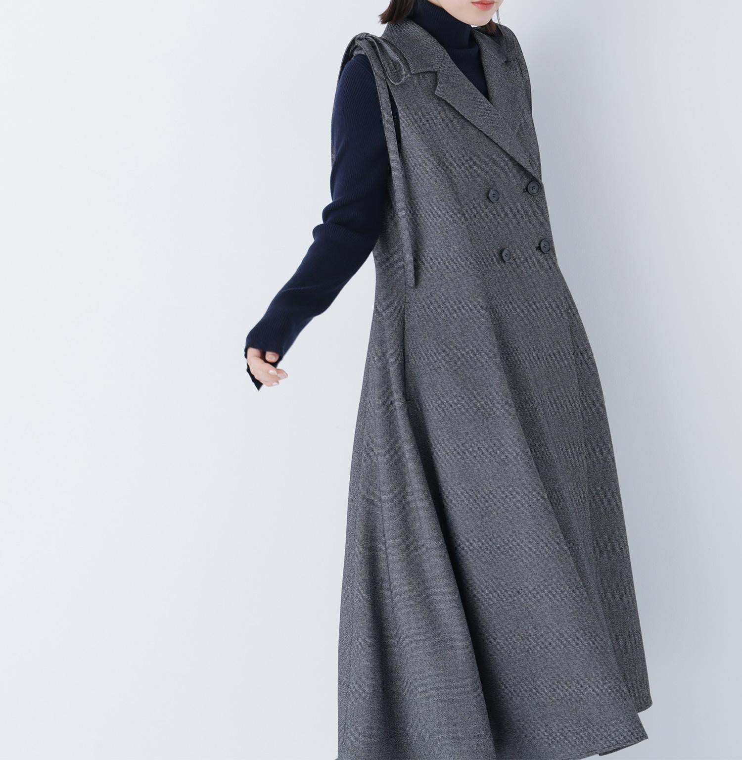 2wayショルダーリボンジャンスカ ブラックベース2