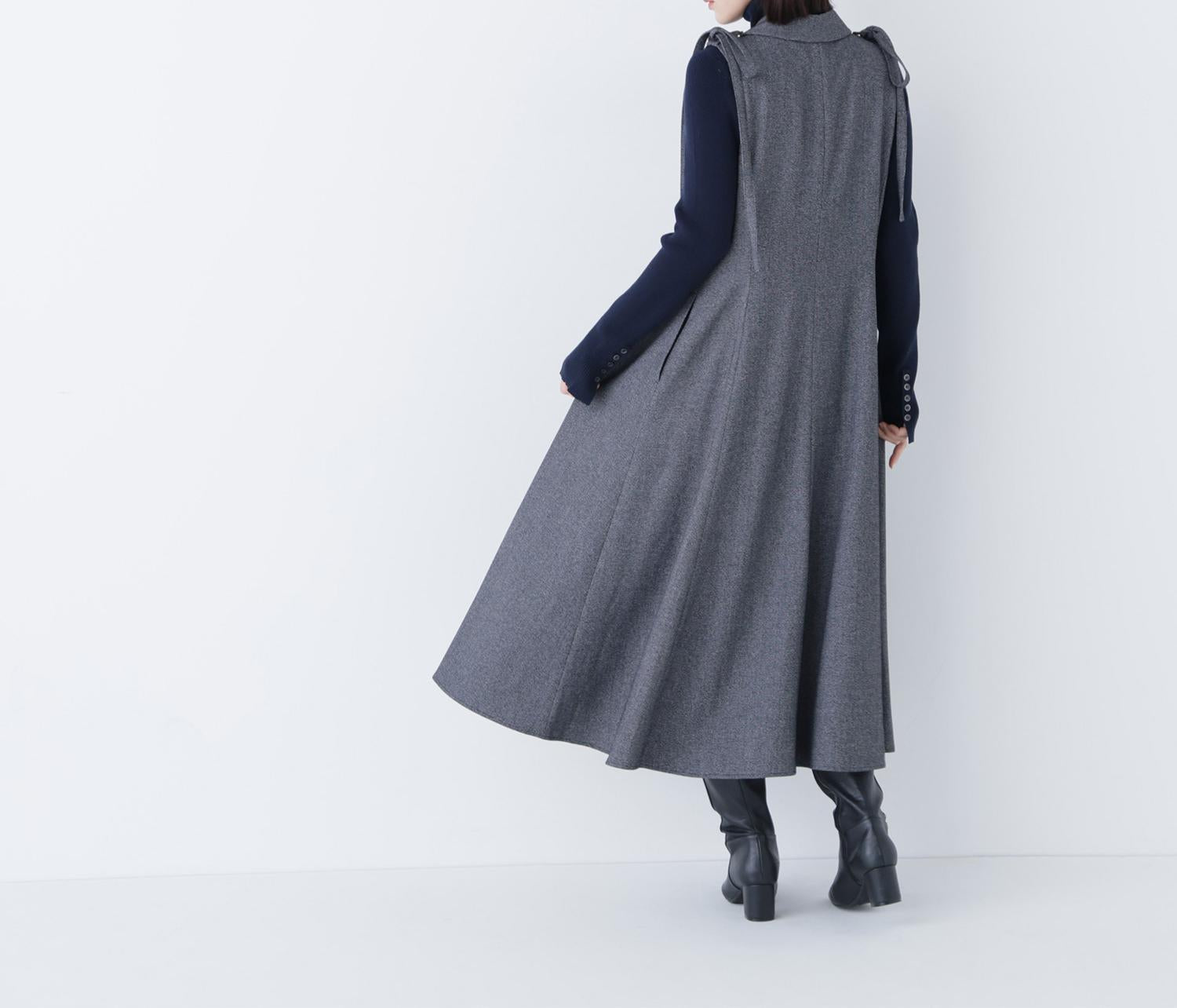 2wayショルダーリボンジャンスカ ブラックベース2