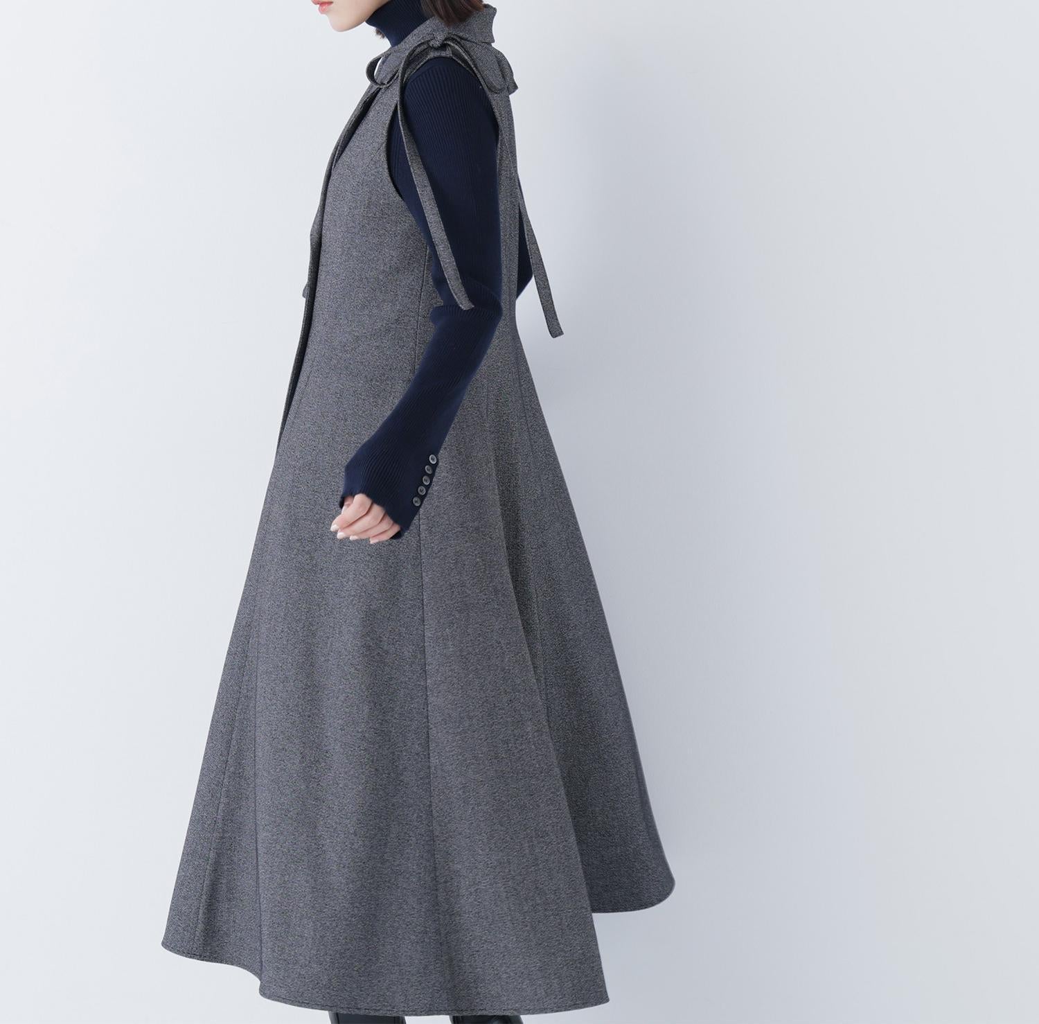 2wayショルダーリボンジャンスカ ブラックベース2