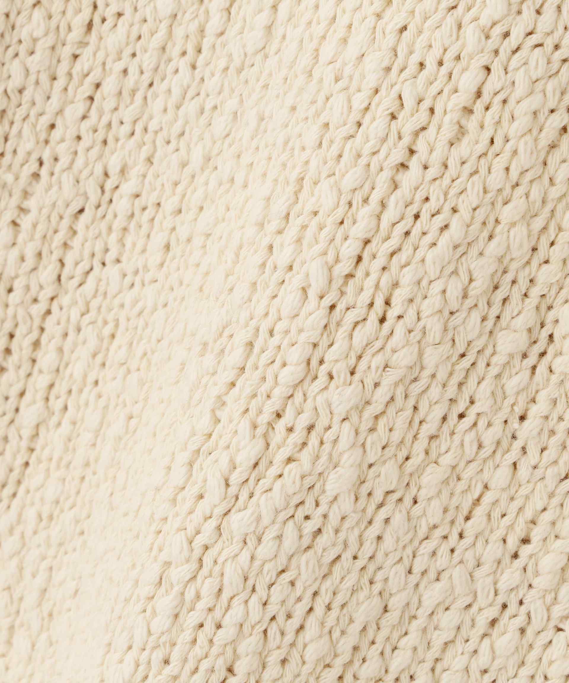 Munich（ミューニック）コットンスラブニットクルーネックプルオーバー/MN231K04 アイボリー2