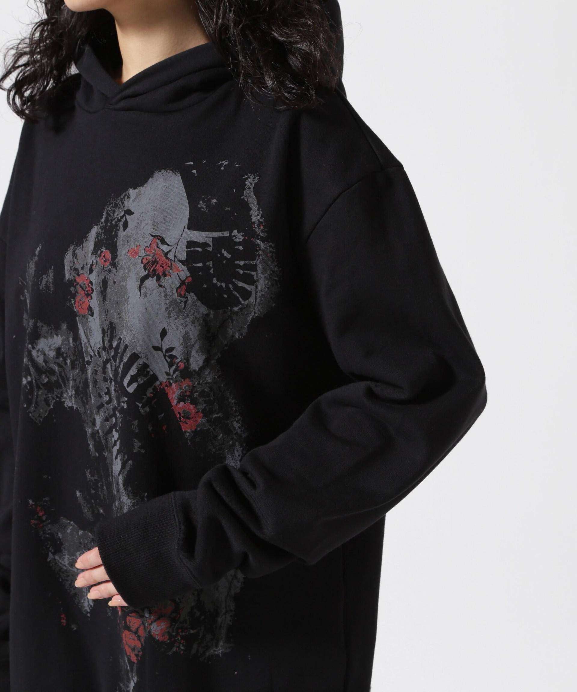 Y's/ワイズ/FLOWE>＋FOOTP>INT LONG HOODIE レッド