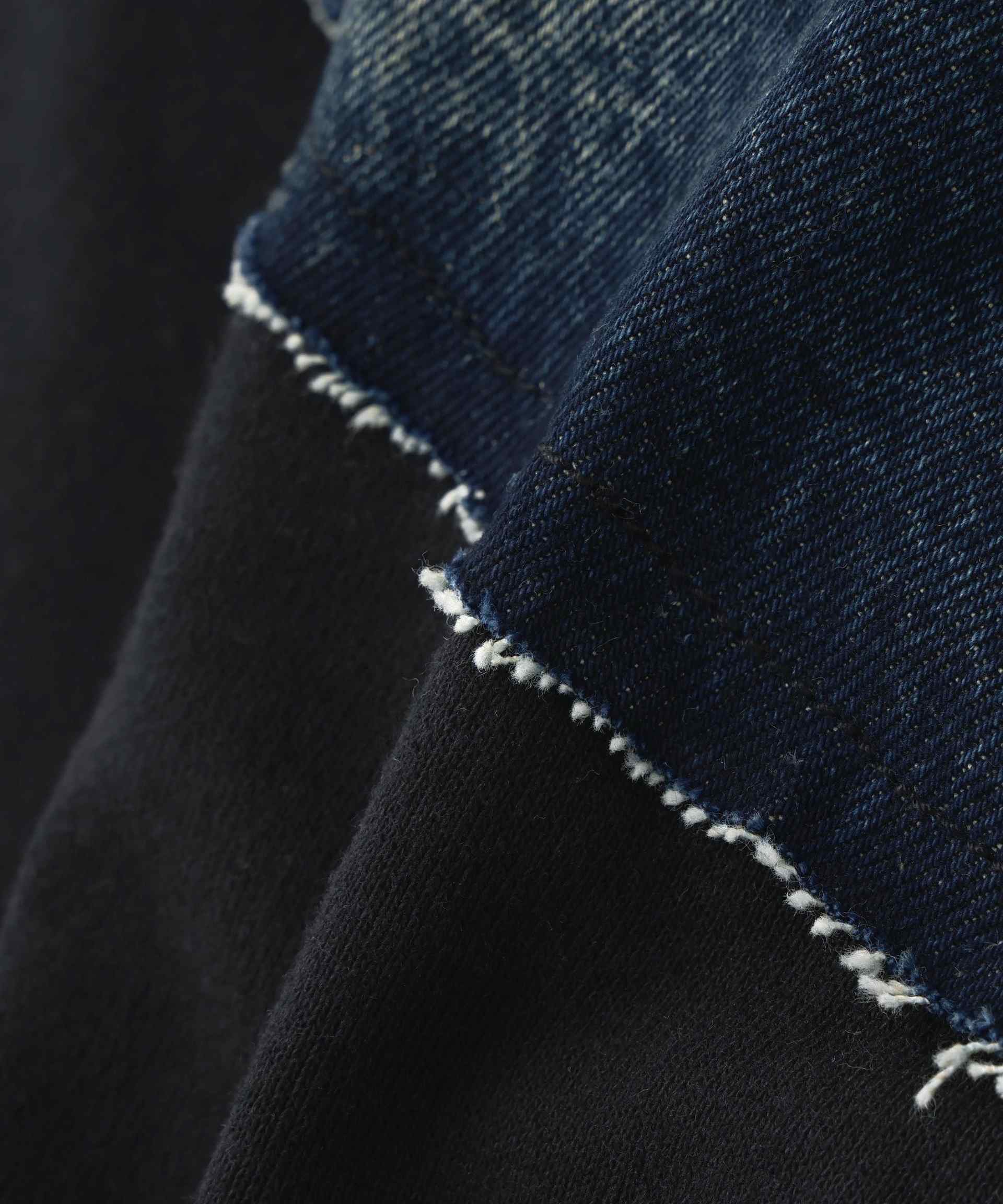 Aesi Studios/アースィアスタジオ/SANCTUM CUT OFF PANTS ブラック