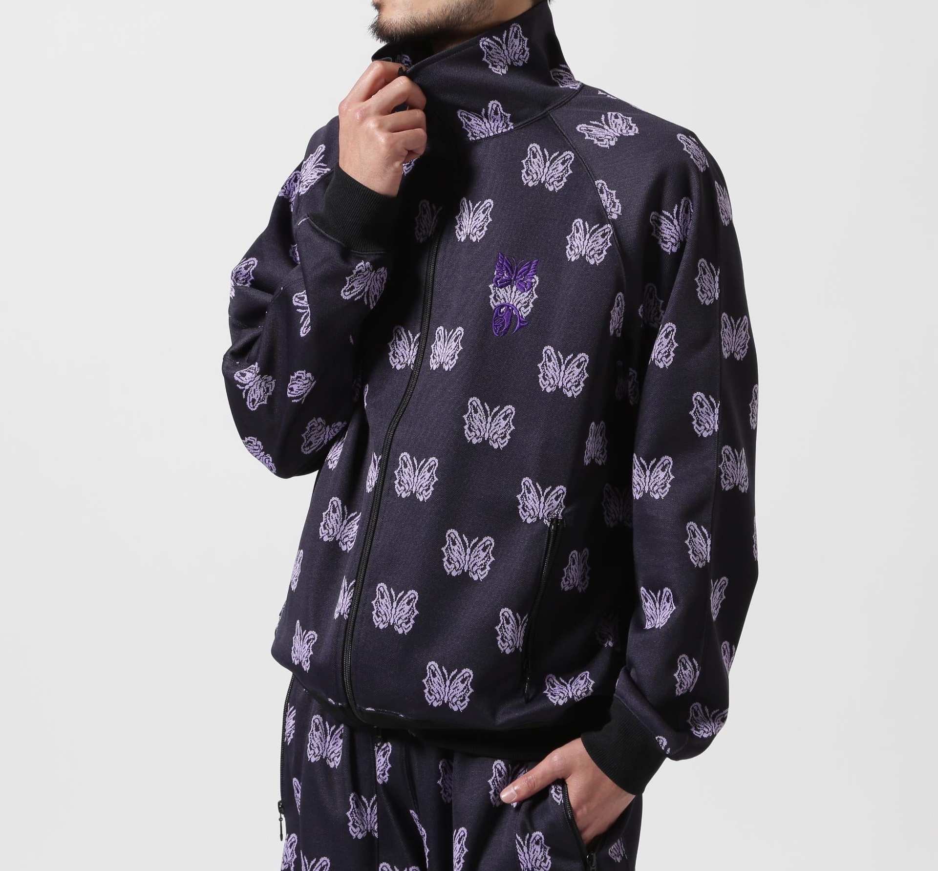 Needles x Kae Tanaka/ニードルズ×カエ タナカ  Tack Jacket- Poly Jacquad ブラック