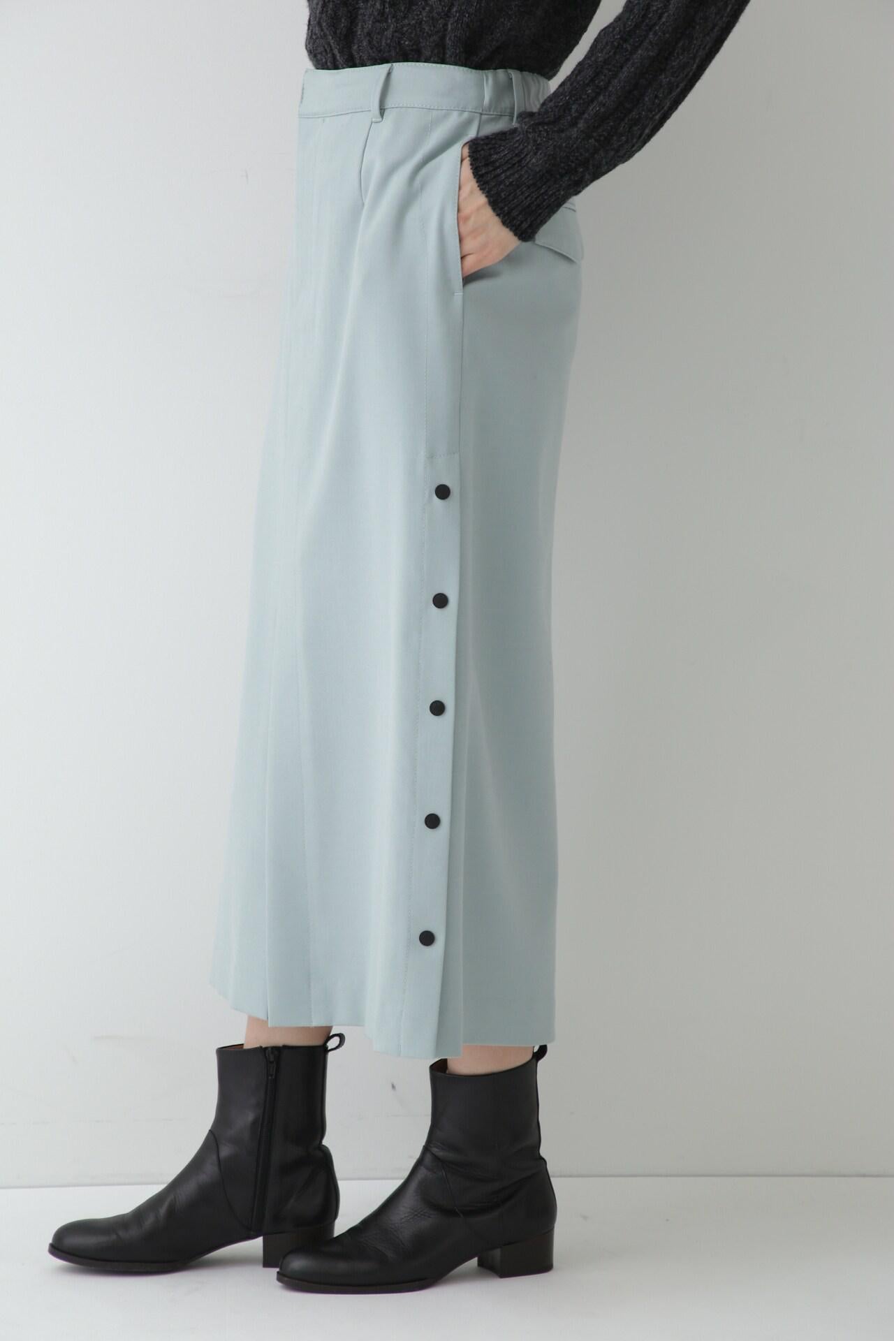 ≪aive 5e≫サイドボタンスカート ライトグリーン