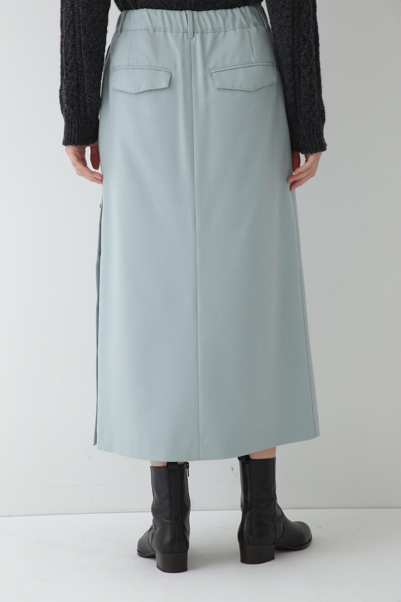 ≪aive 5e≫サイドボタンスカート ライトグリーン