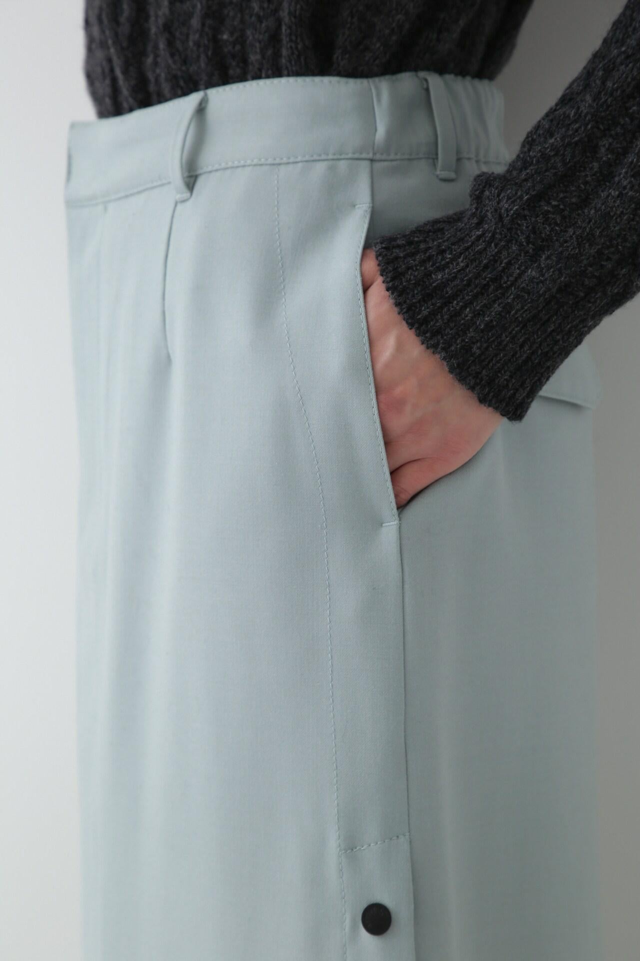 ≪aive 5e≫サイドボタンスカート ライトグリーン