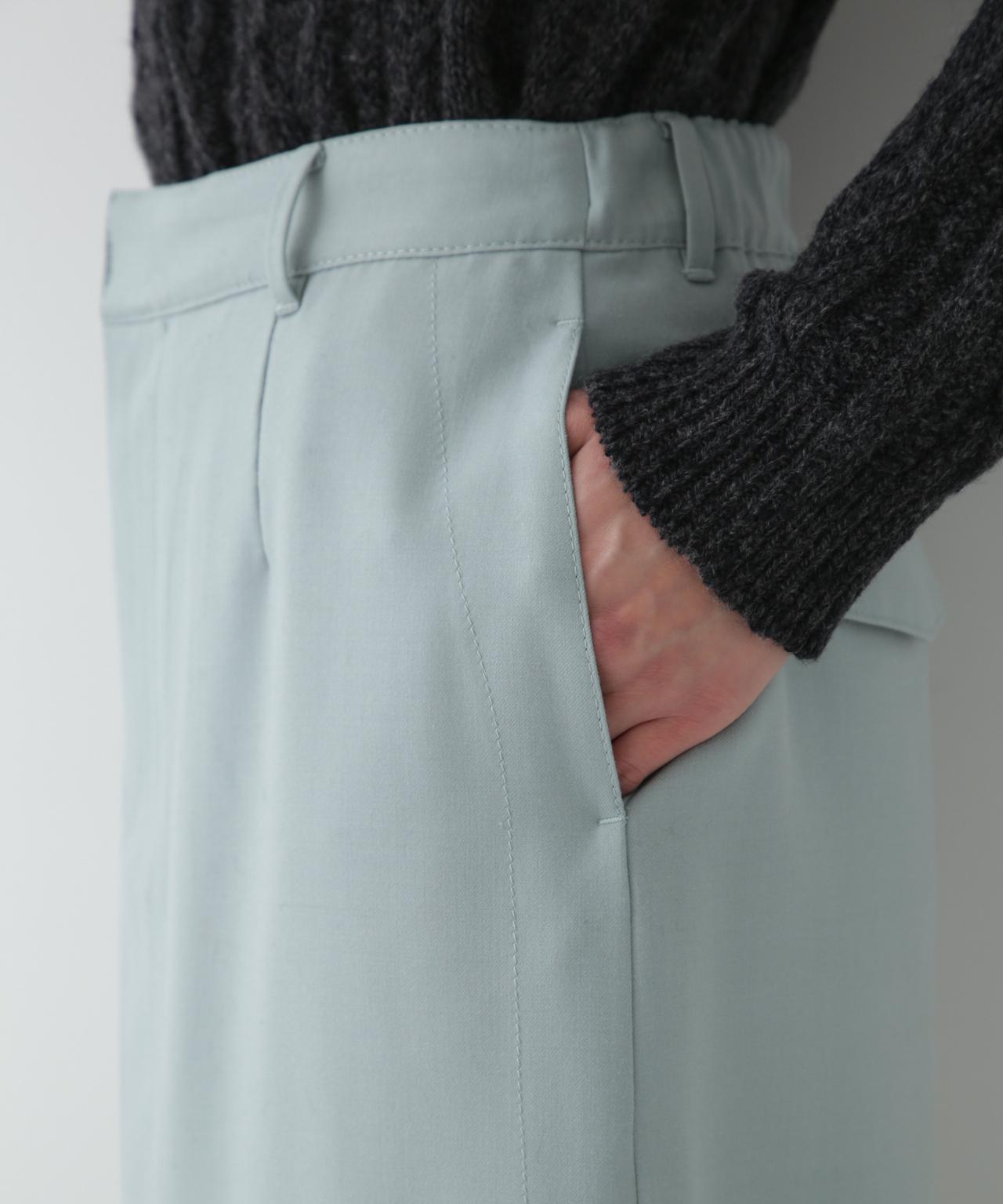 ≪arrive 5e≫サイドボタンスカート ライトグリーン