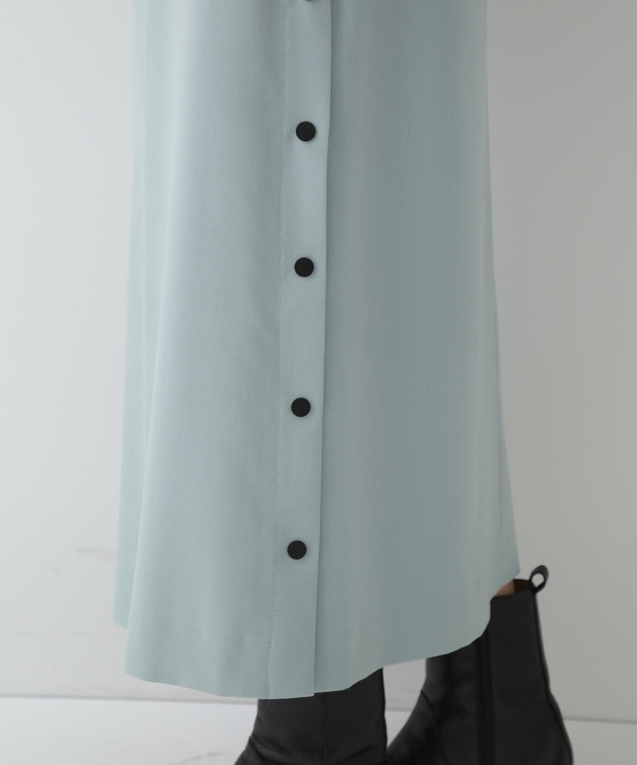 ≪arrive 5e≫サイドボタンスカート ライトグリーン