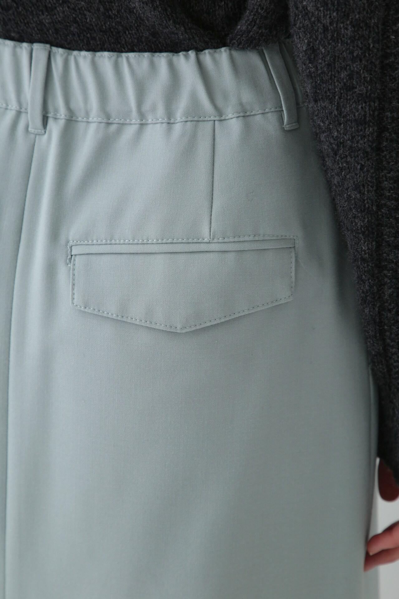 ≪aive 5e≫サイドボタンスカート ライトグリーン