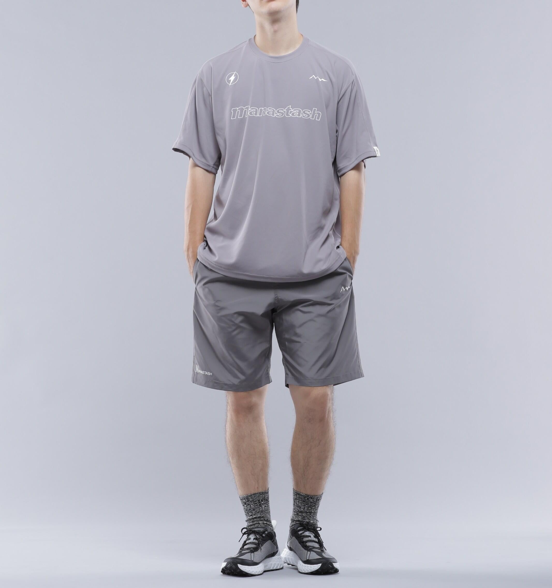 MANASTASH/マナスタッシュ/TECH TEE/テックTシャツ グレー