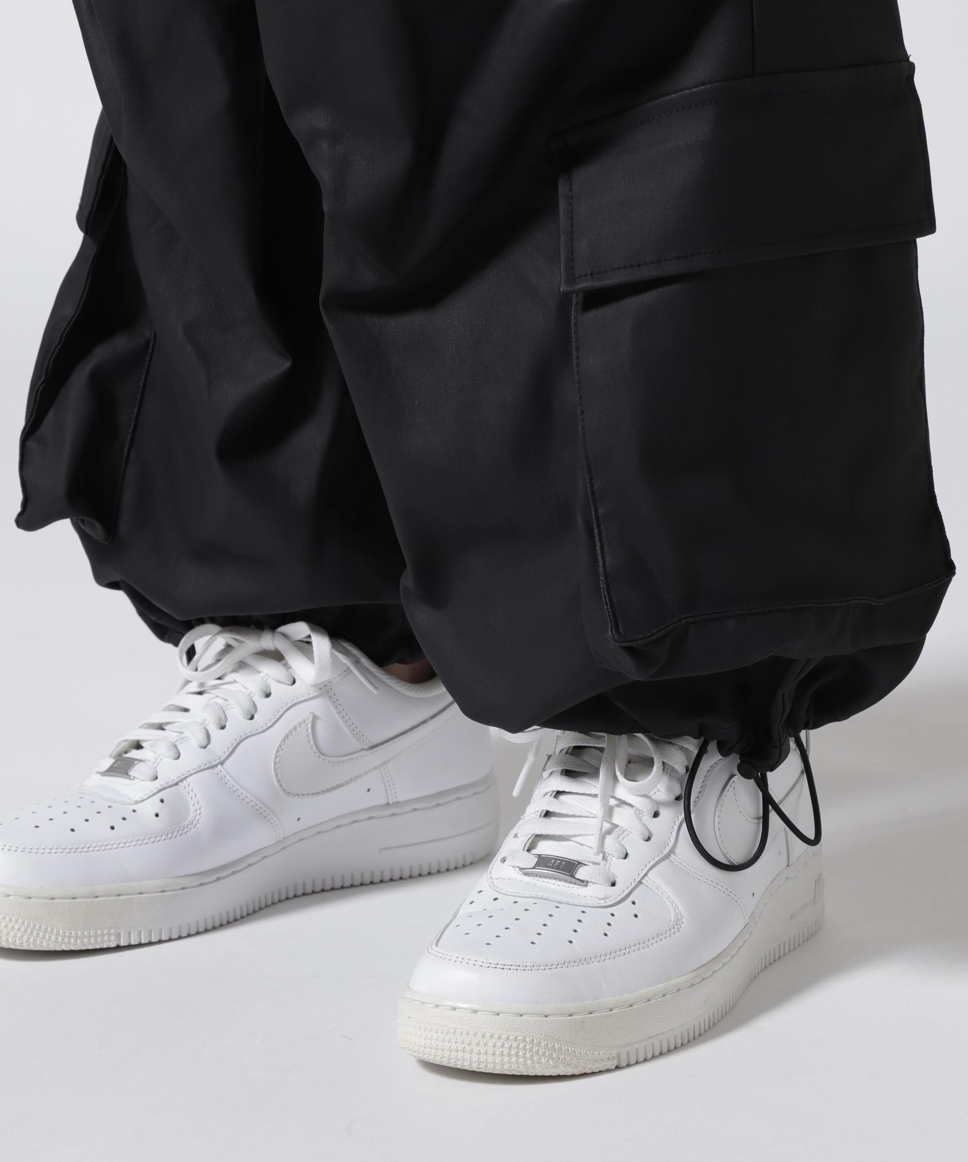 eeeeee16　 Danke Schon.ダンケシェーン DankeSchon/Premium Coating Wide Pocket Pants