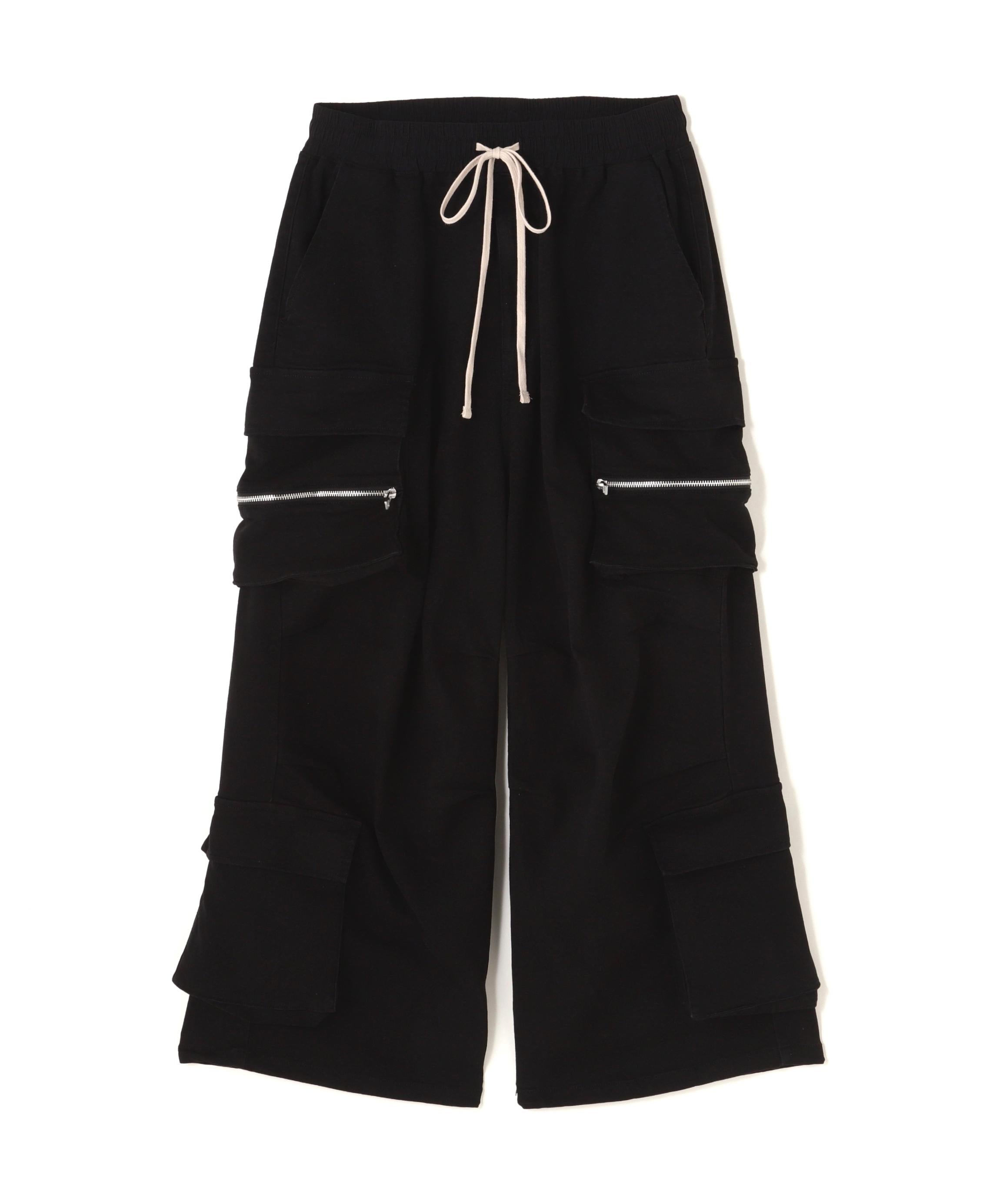 DankeSchon/PREMIUM SUPER STRETCH TC BLACK WIDE ZIP POCKET PANT