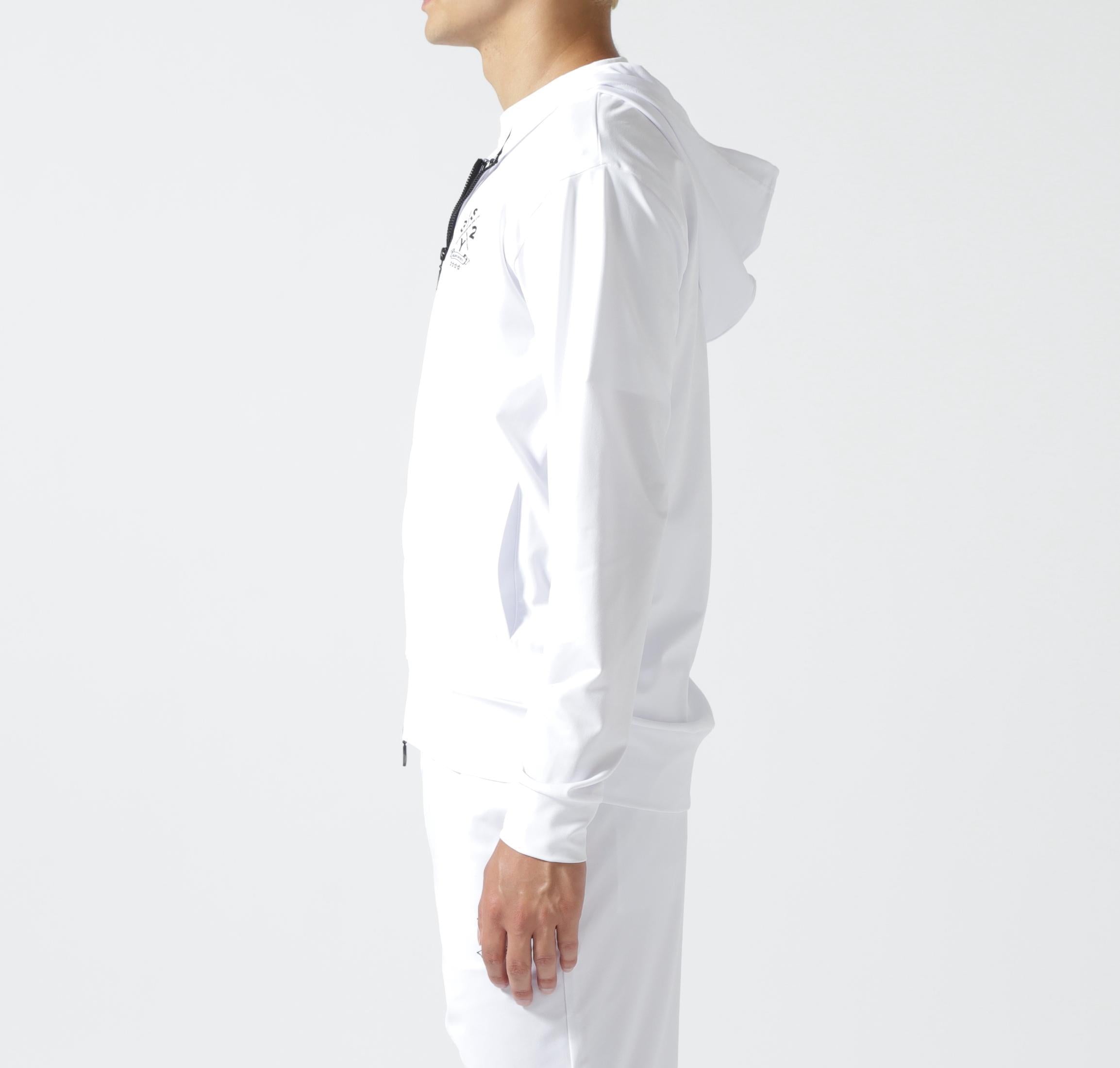 SY32 y SWEET YEA>S/エスワイサーティトゥ バイ スィートイヤーズ/>USH GUA>D ZIP HOODIE ホワイト