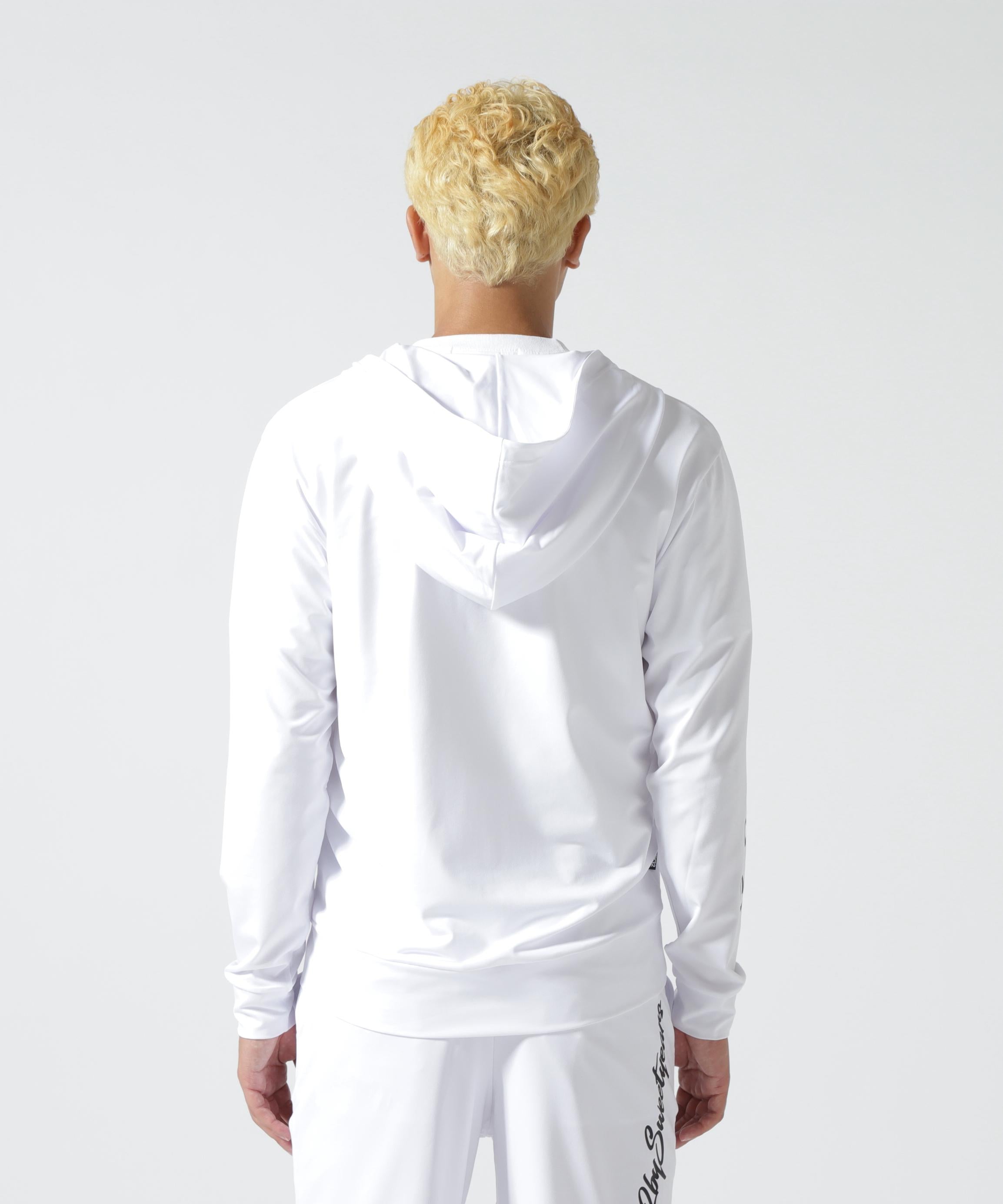 SY32 y SWEET YEA>S/エスワイサーティトゥ バイ スィートイヤーズ/>USH GUA>D ZIP HOODIE ホワイト