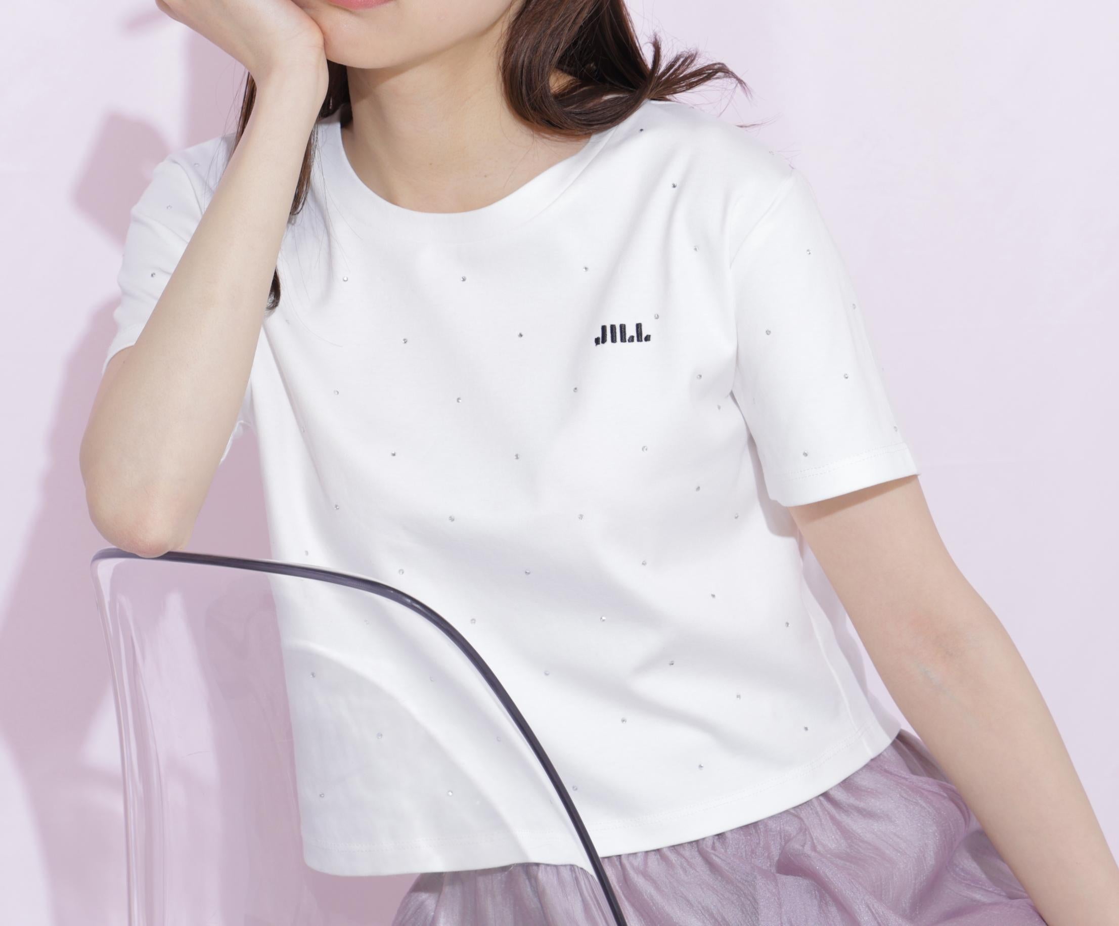 ストーンドットロゴTシャツ ホワイト