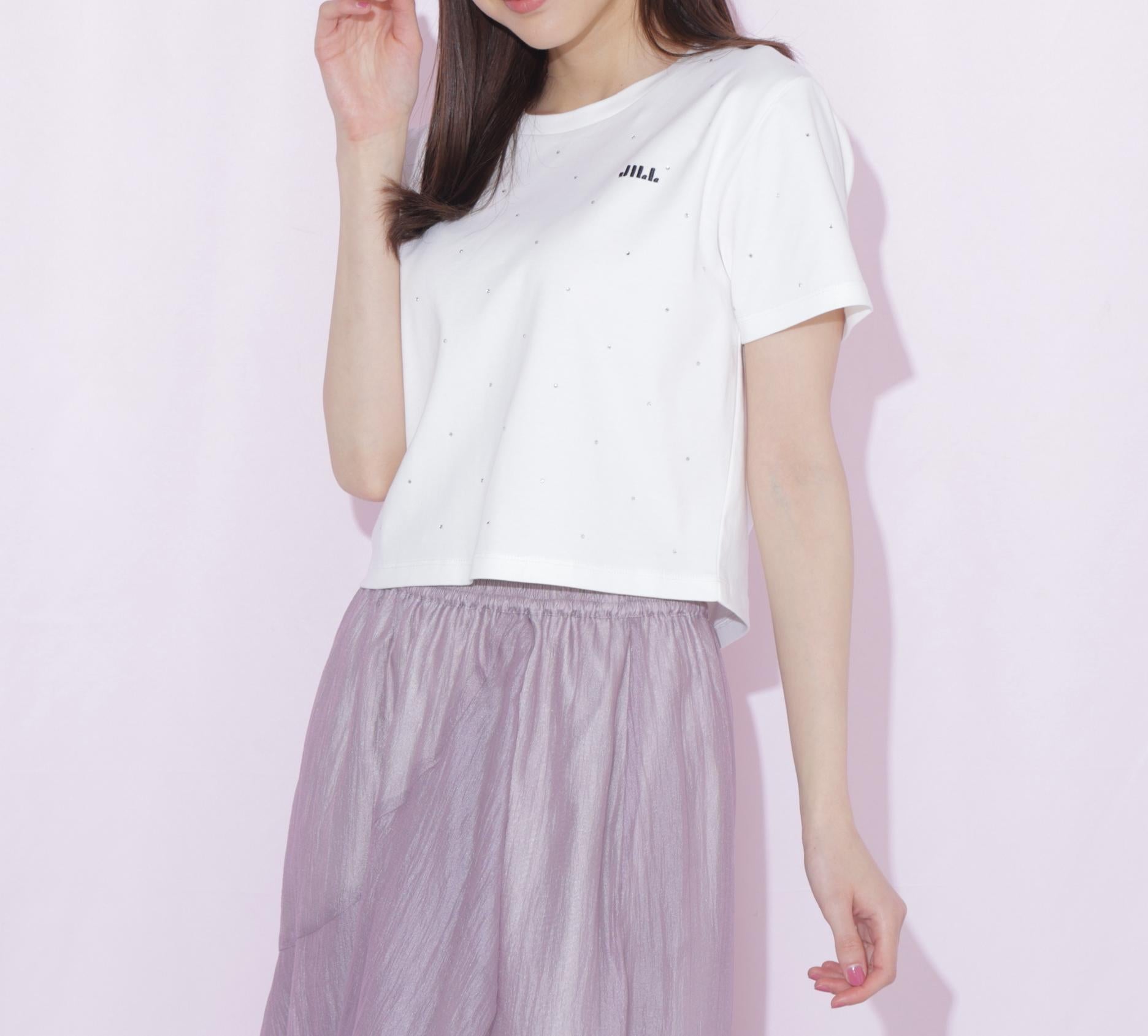 ストーンドットロゴTシャツ ホワイト