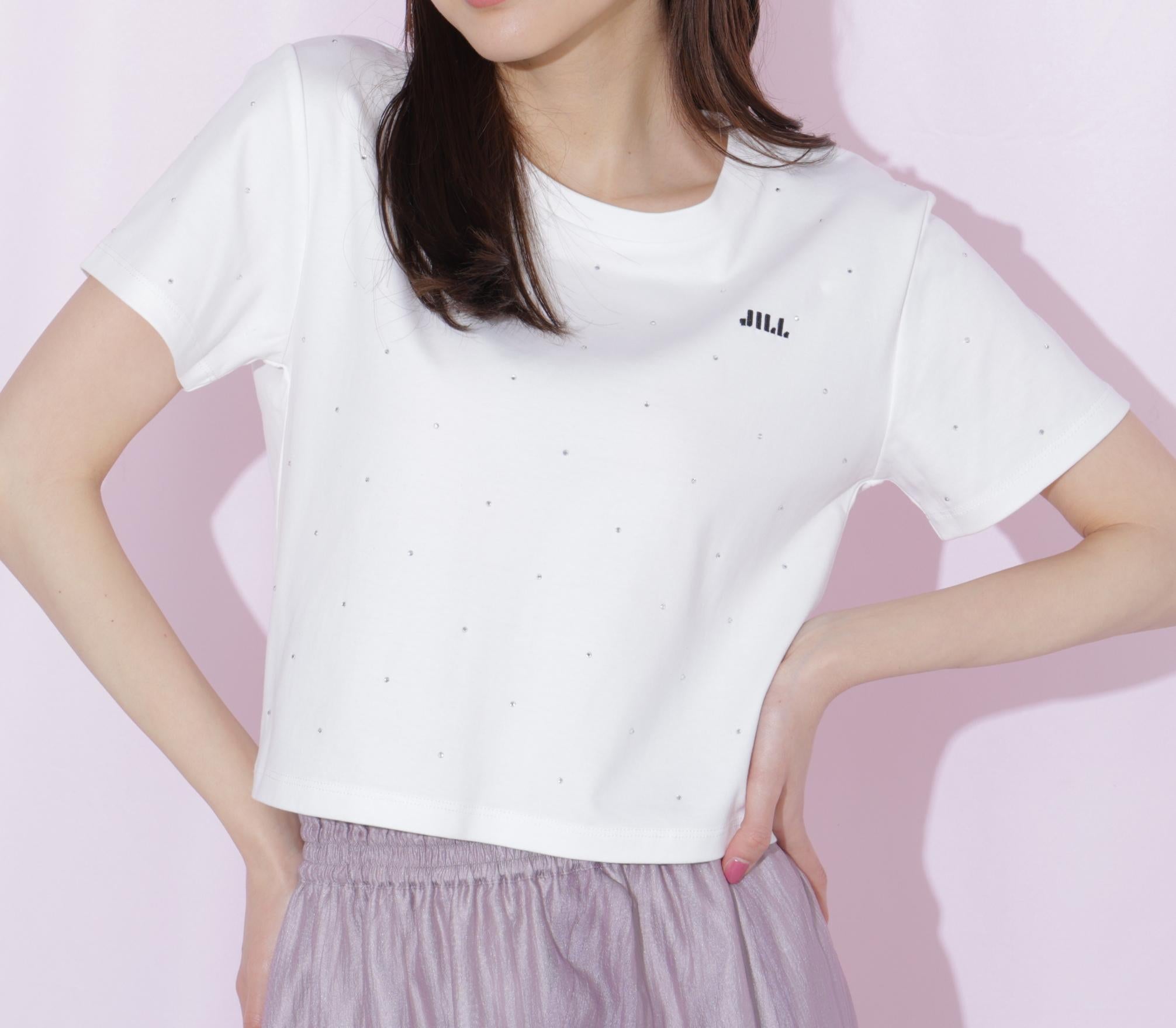 ストーンドットロゴTシャツ ホワイト