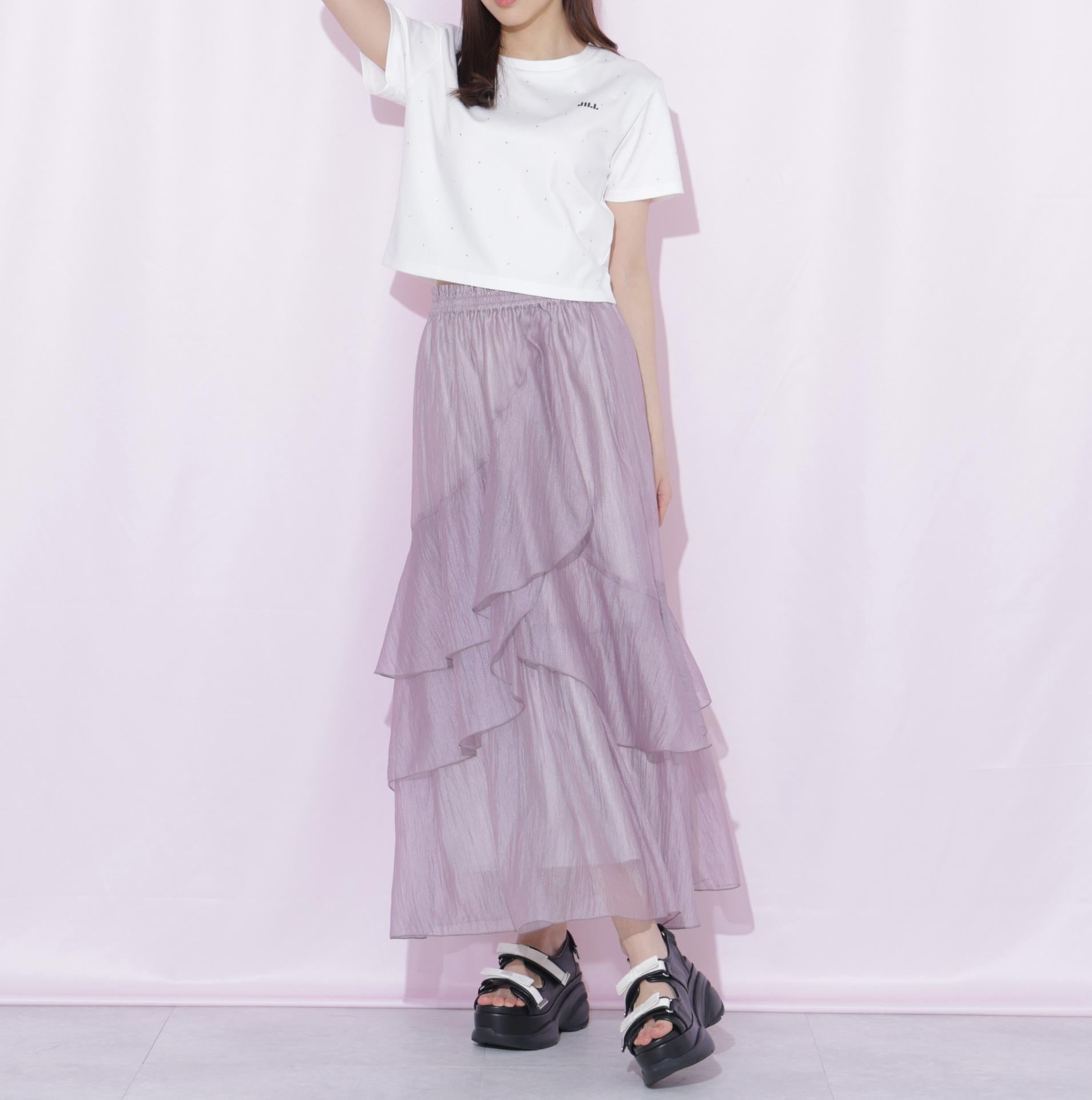 ストーンドットロゴTシャツ ホワイト