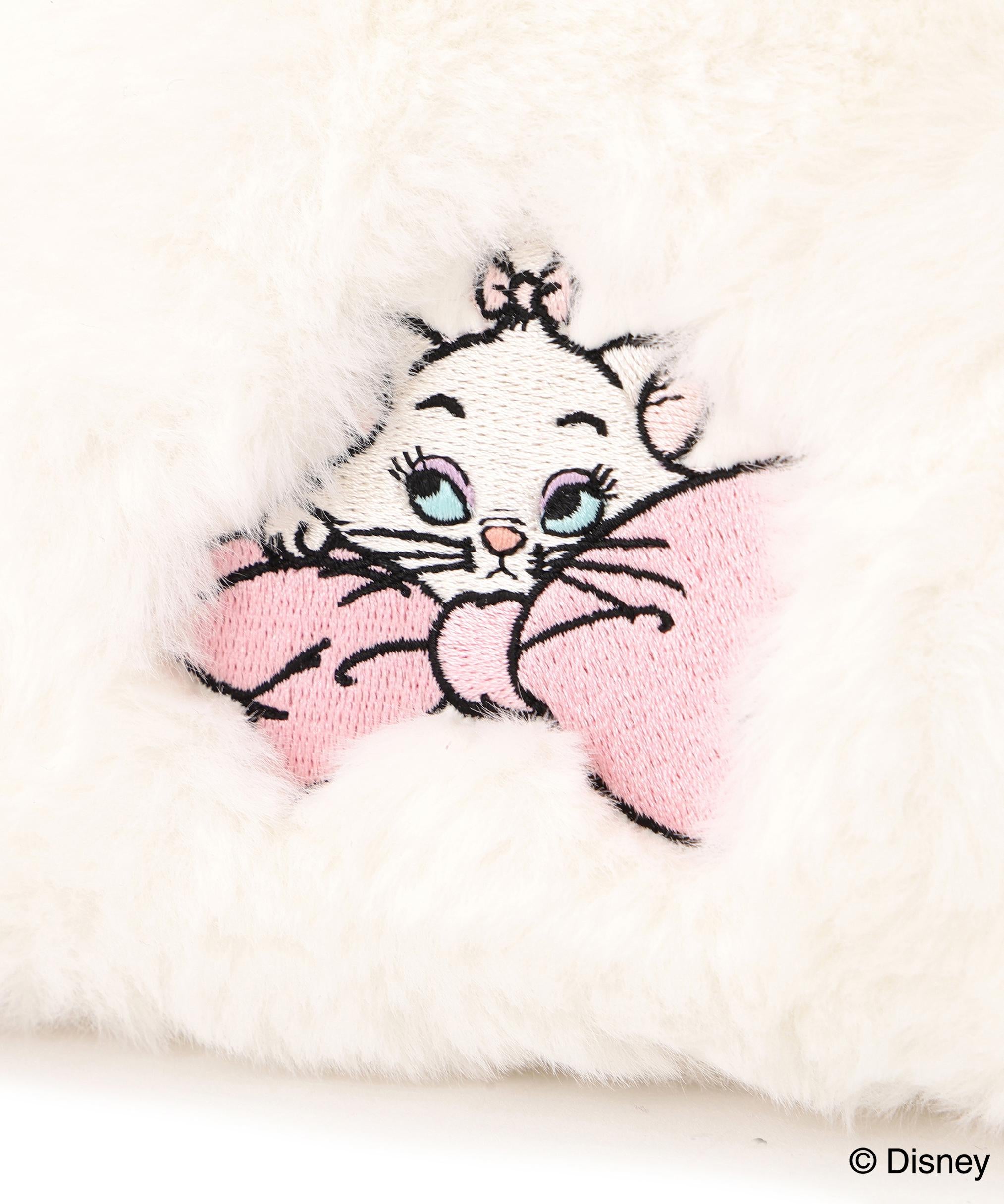 Disney Marie/ラウンドポーチ ホワイト