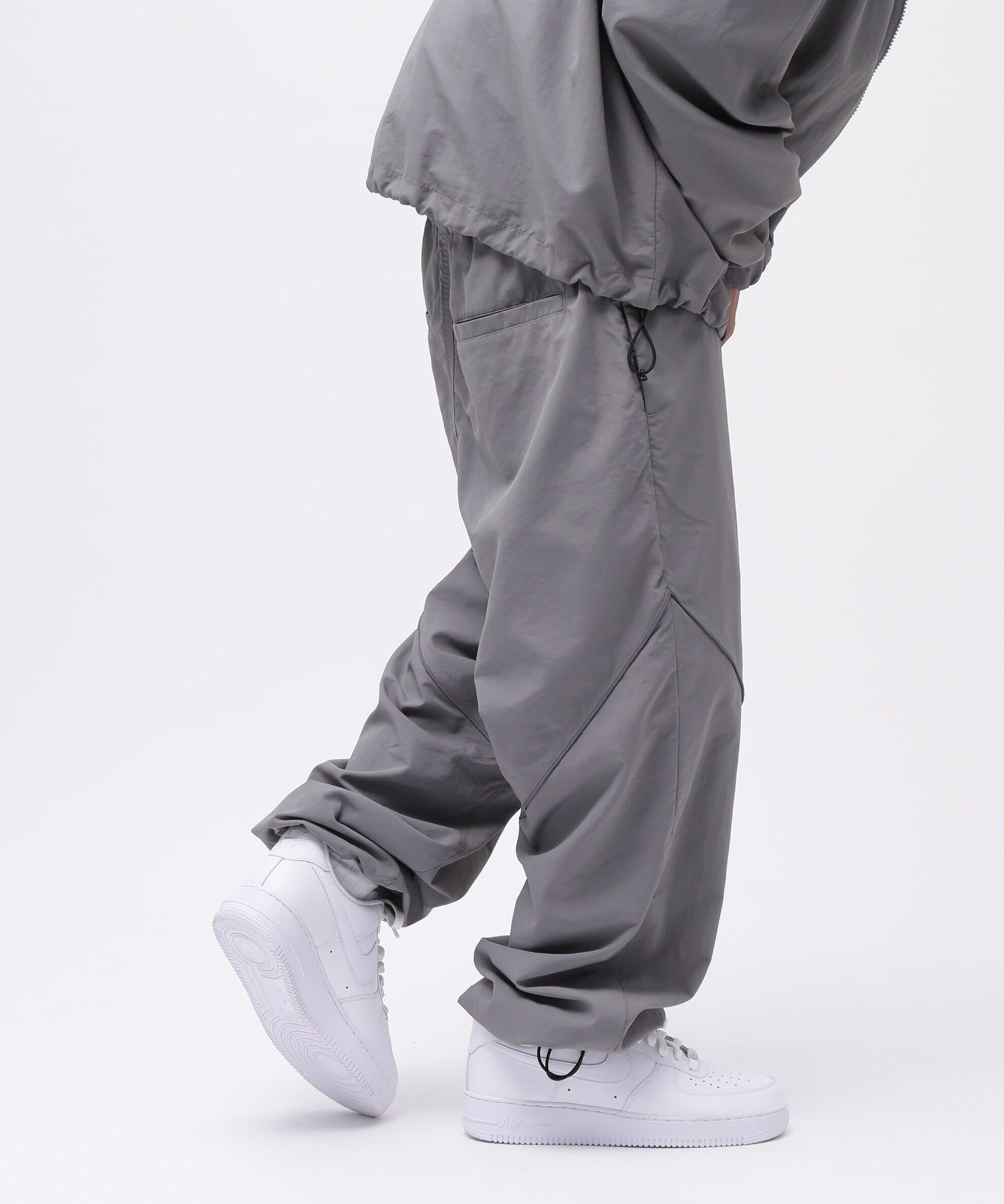 NYLON PIPING PANTS / ナイロン パイピング パンツ / AVI>EX / アヴィレックス チャコール