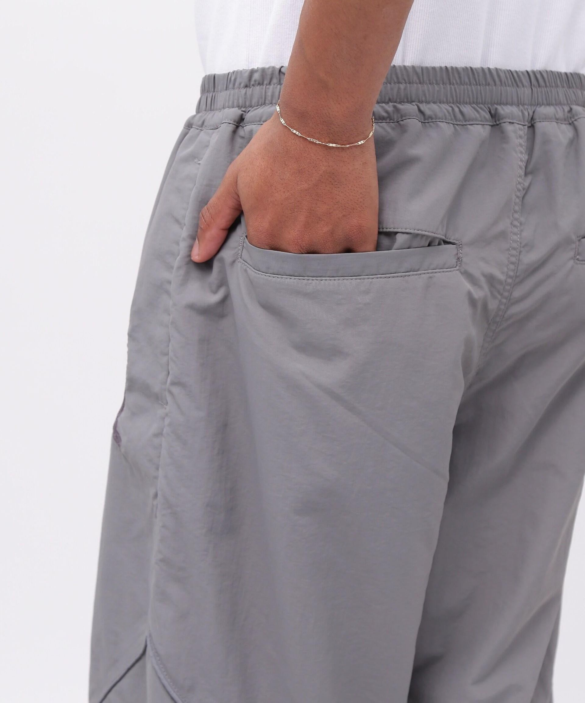 NYLON PIPING PANTS / ナイロン パイピング パンツ / AVI>EX / アヴィレックス チャコール