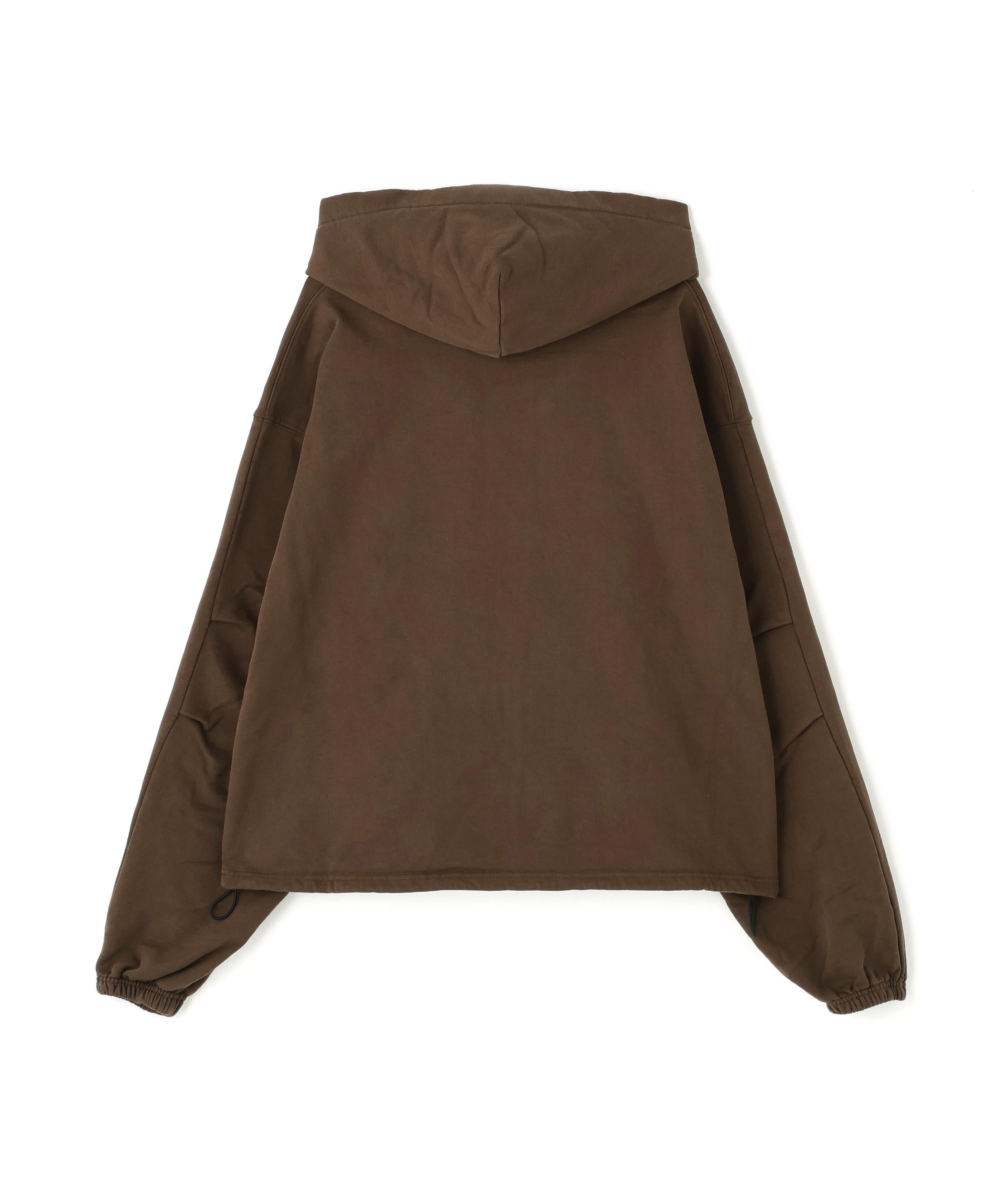 DankeSchon/ダンケシェーン/480HW SWEAT ZIP HOODIE ブラウン