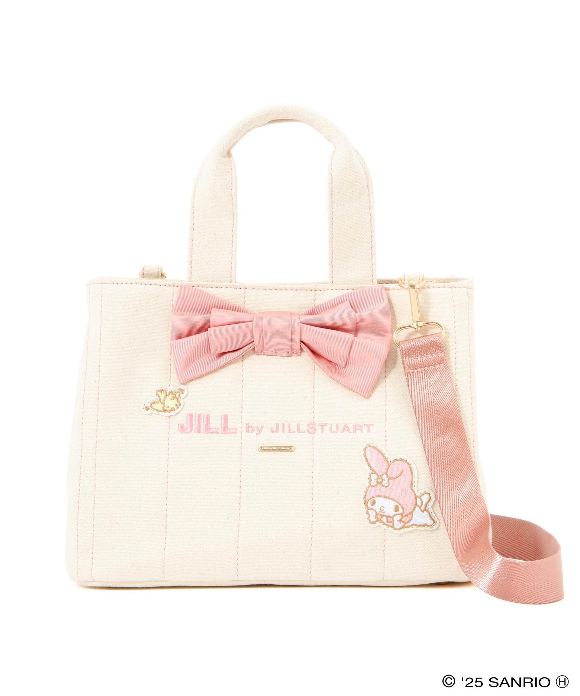 マイメロディ×リボンステッチトートバッグ ピンク
