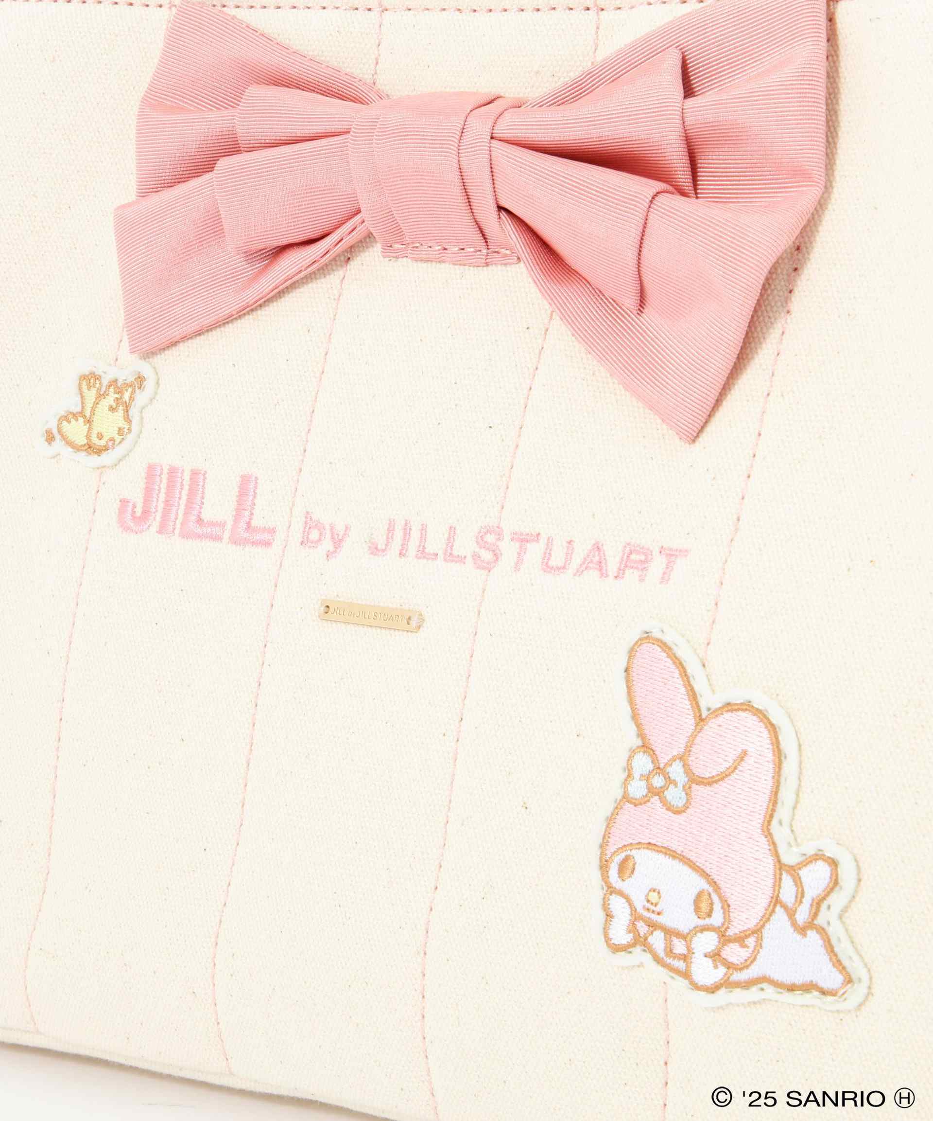 マイメロディ×リボンステッチトートバッグ ピンク